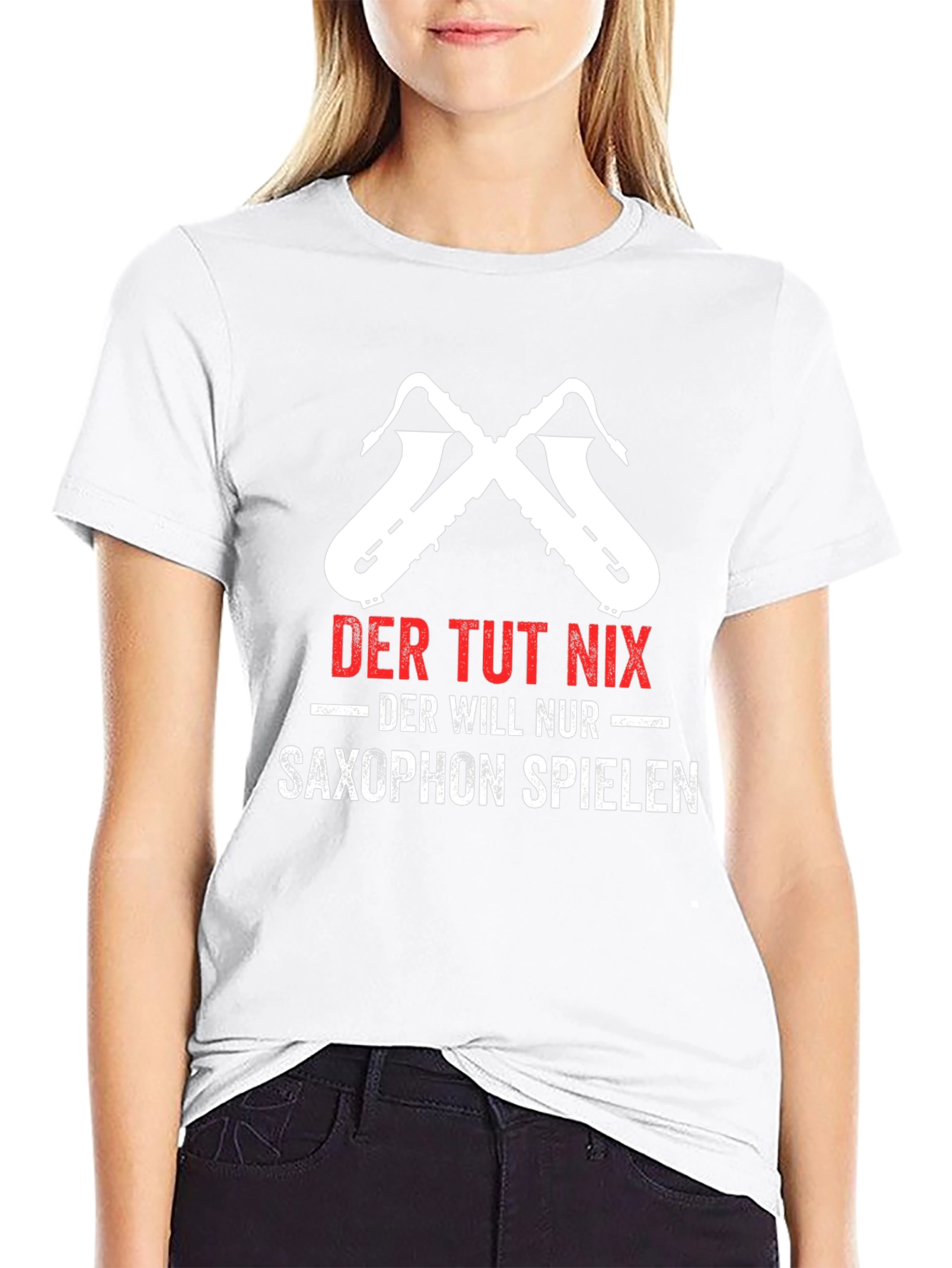 Saxophone Player T-Shirt - Der Tut Nix Design