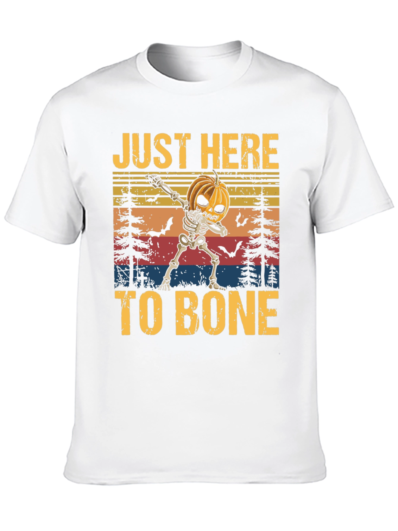Just Here to Bone Halloween T-Shirt