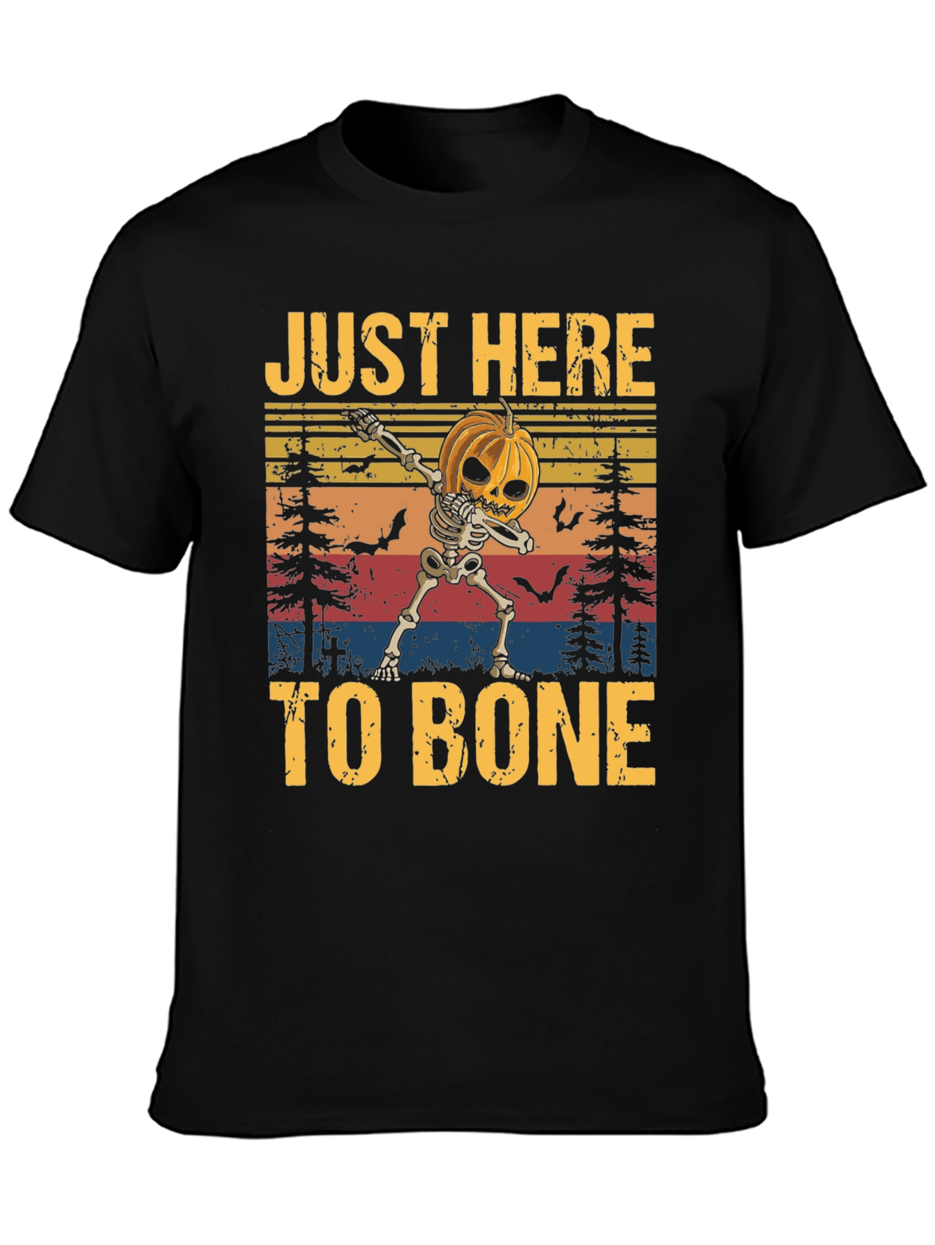 Just Here to Bone Halloween T-Shirt