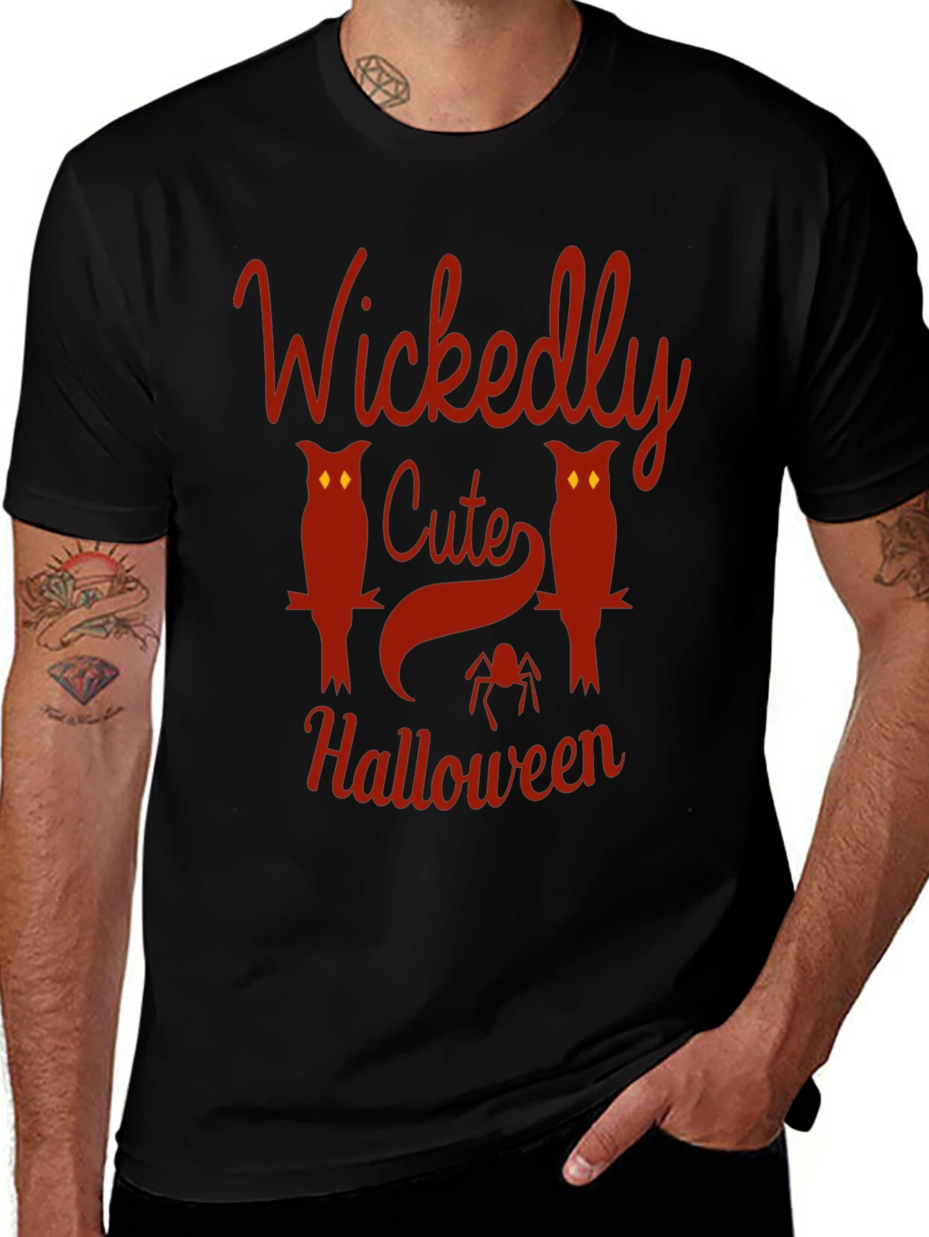 Wickedly Cute Halloween Graphic T-Shirt