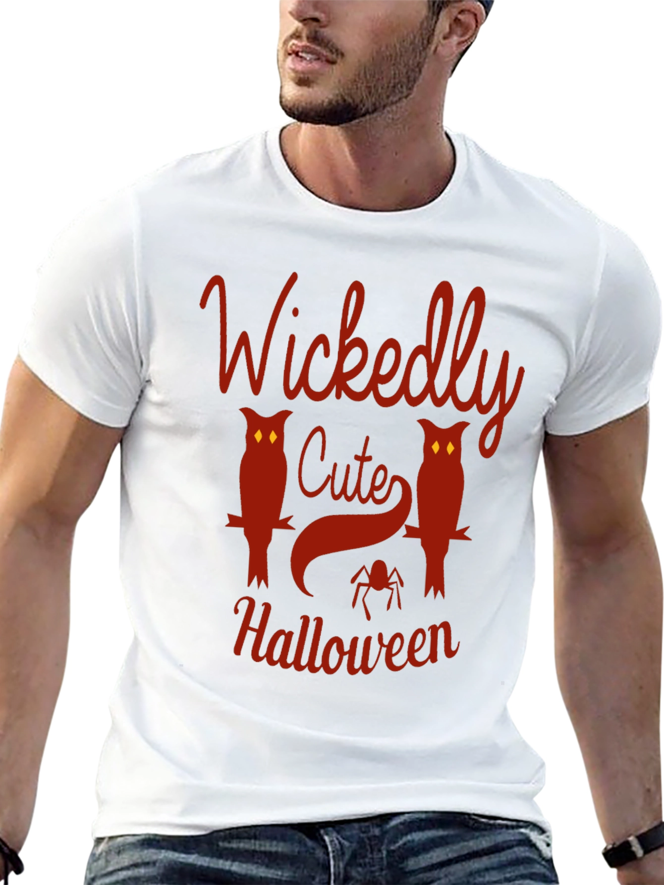 Wickedly Cute Halloween Graphic T-Shirt