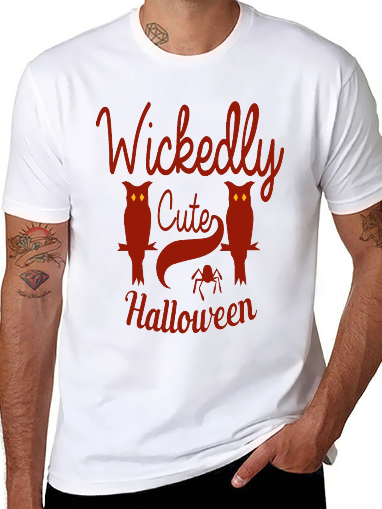 Wickedly Cute Halloween Graphic T-Shirt