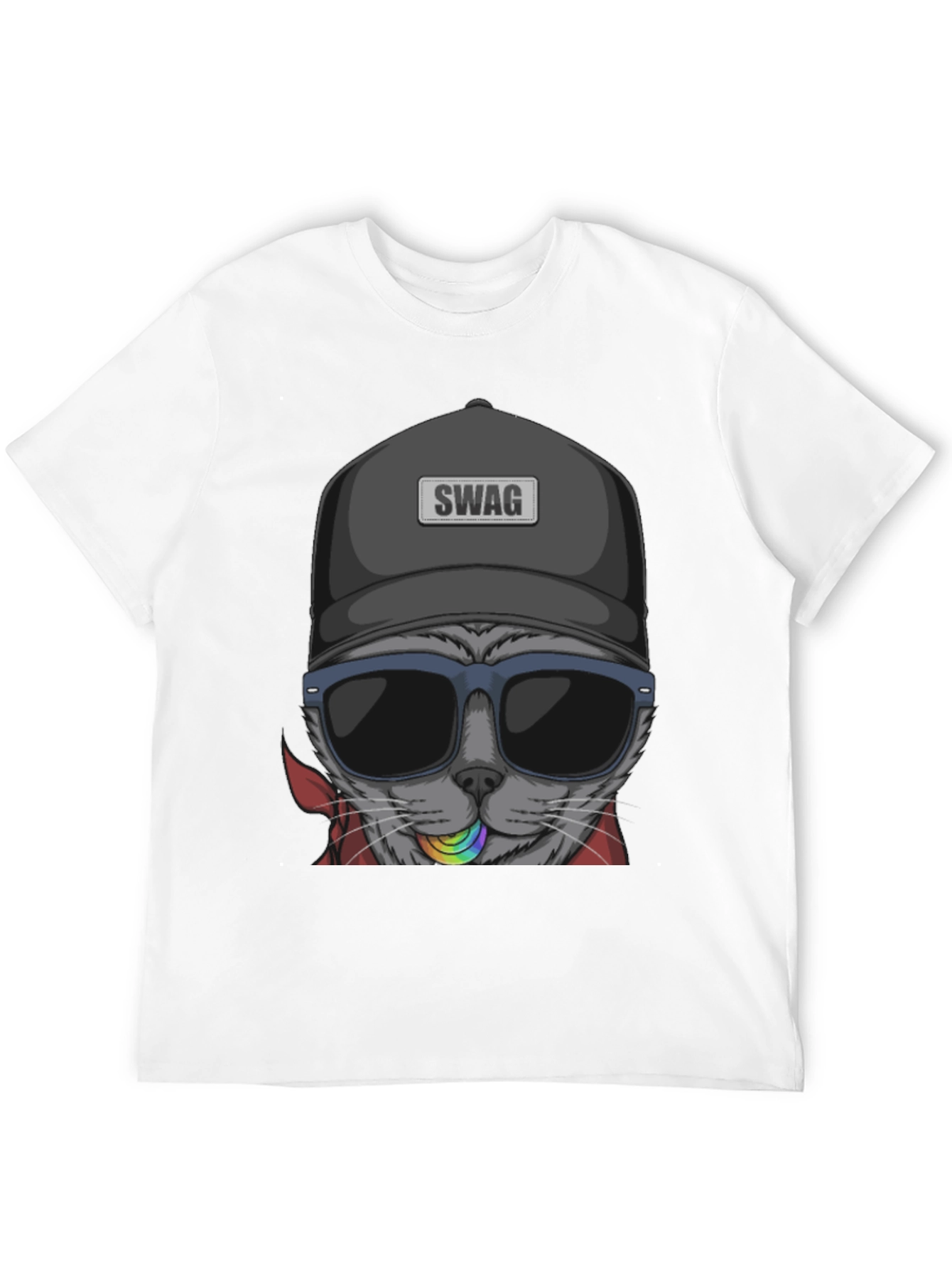 Swag Cat T-Shirt - Cool Graphic Tee