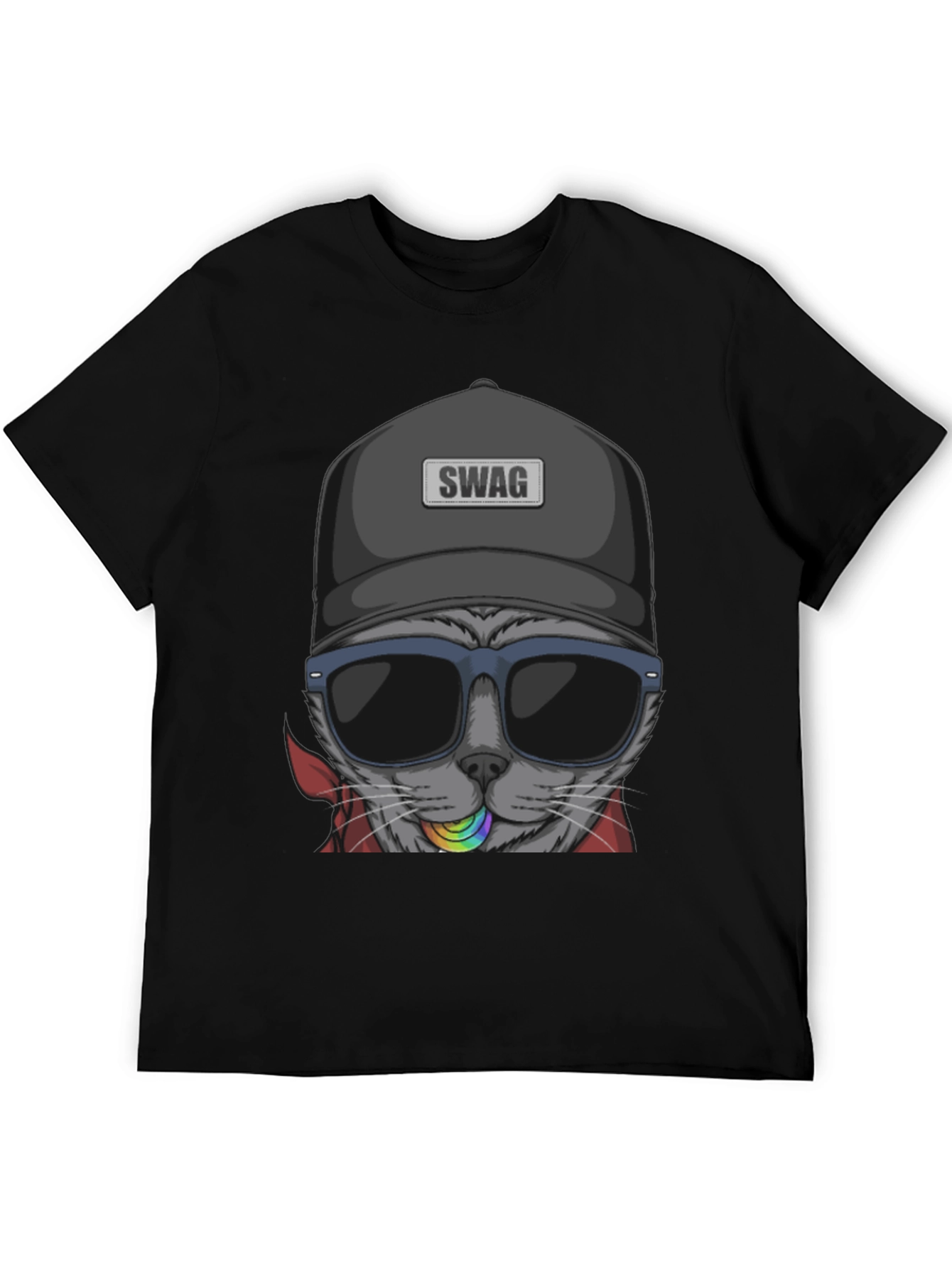 Swag Cat T-Shirt - Cool Graphic Tee