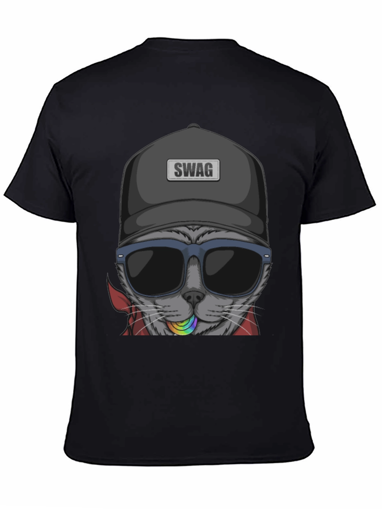 Swag Cat T-Shirt - Cool Graphic Tee