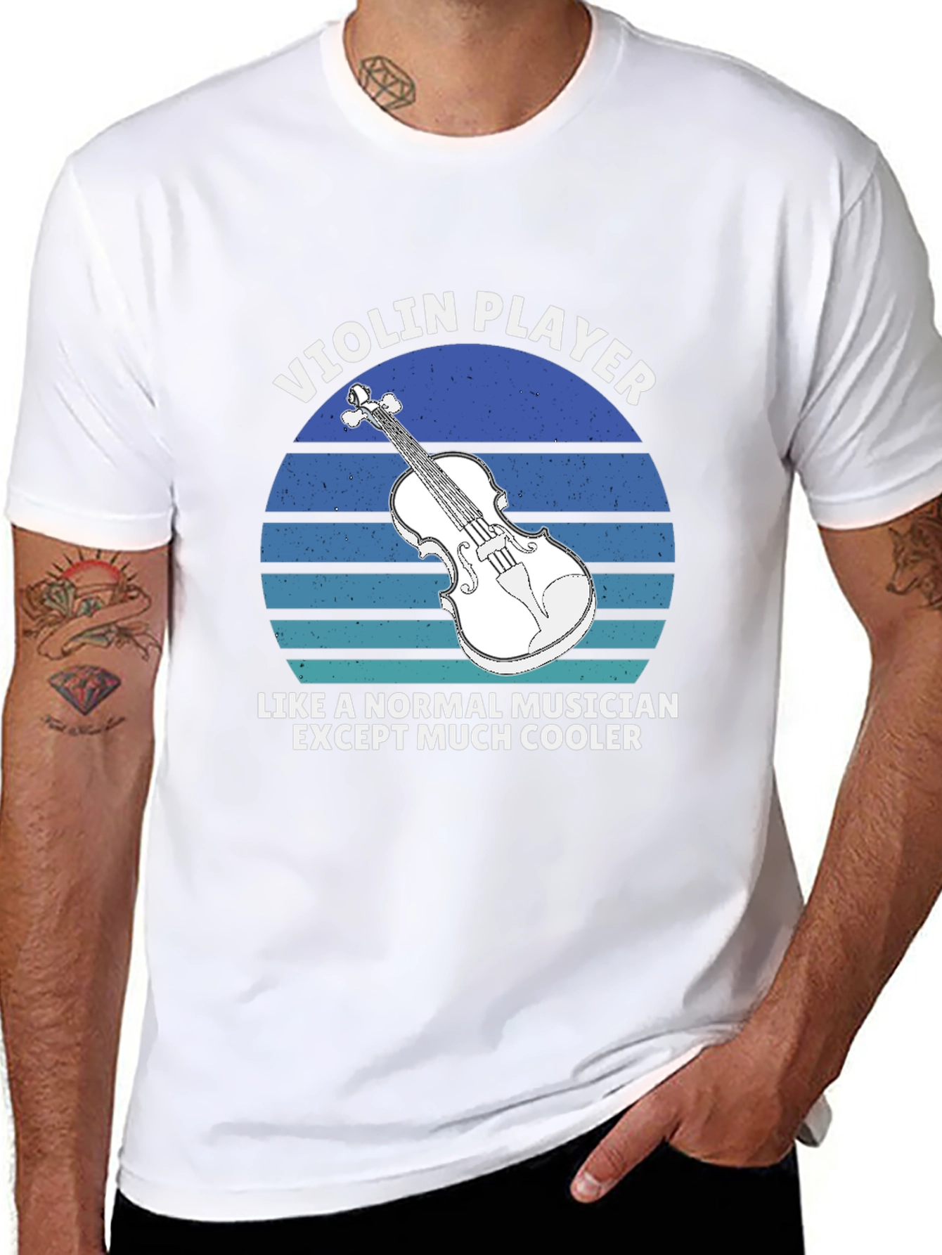 Violin Player T-Shirt - Cool Musician Graphic Tee