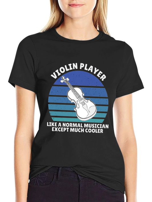 Violin Player T-Shirt - Cool Musician Graphic Tee