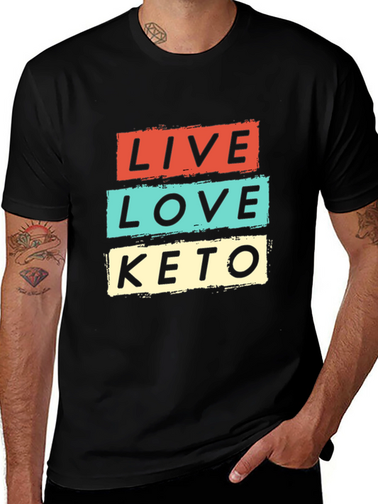 Live Love Keto Graphic T-Shirt