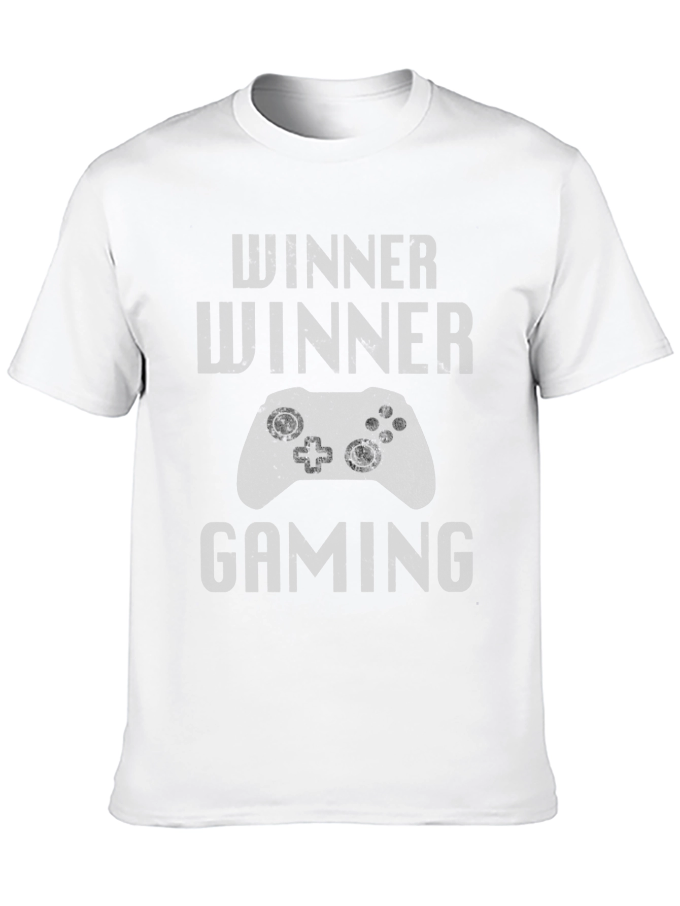 Winner Winner Gaming T-Shirt - Black Comfortable Fit