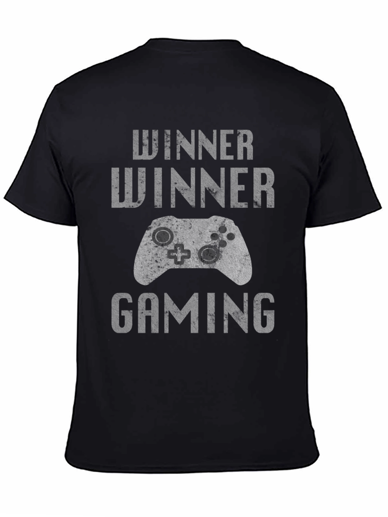 Winner Winner Gaming T-Shirt - Black Comfortable Fit
