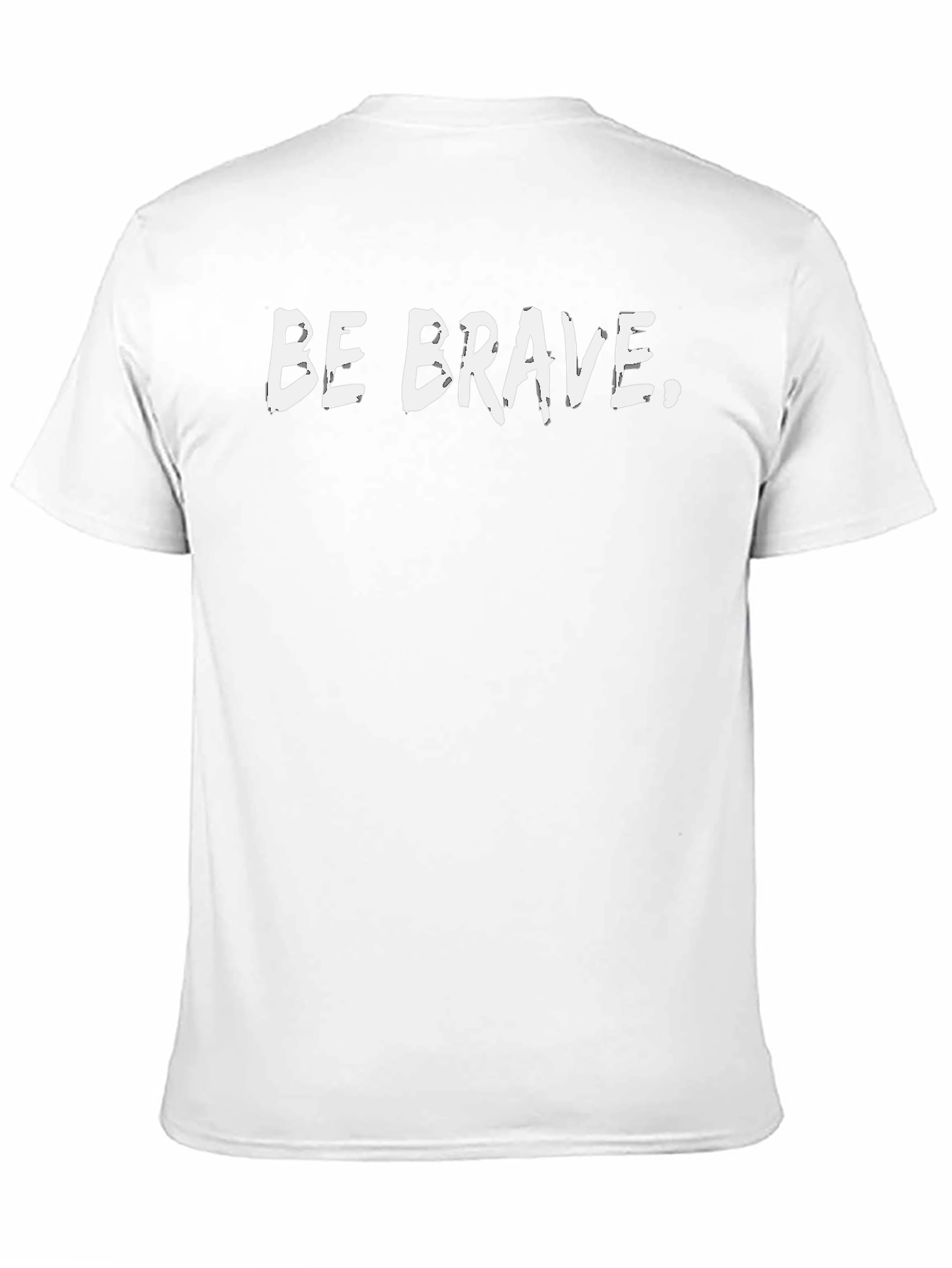 Be Brave Graphic Tee - Black Cotton Comfort