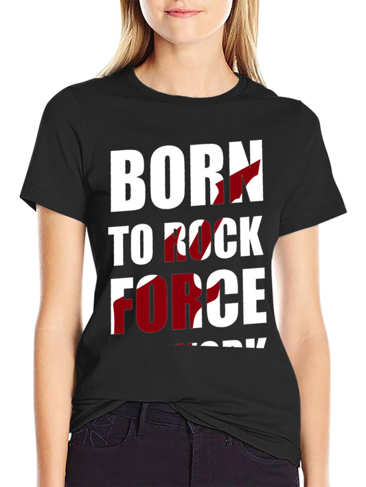 Born to Rock Force Work Graphic Tee