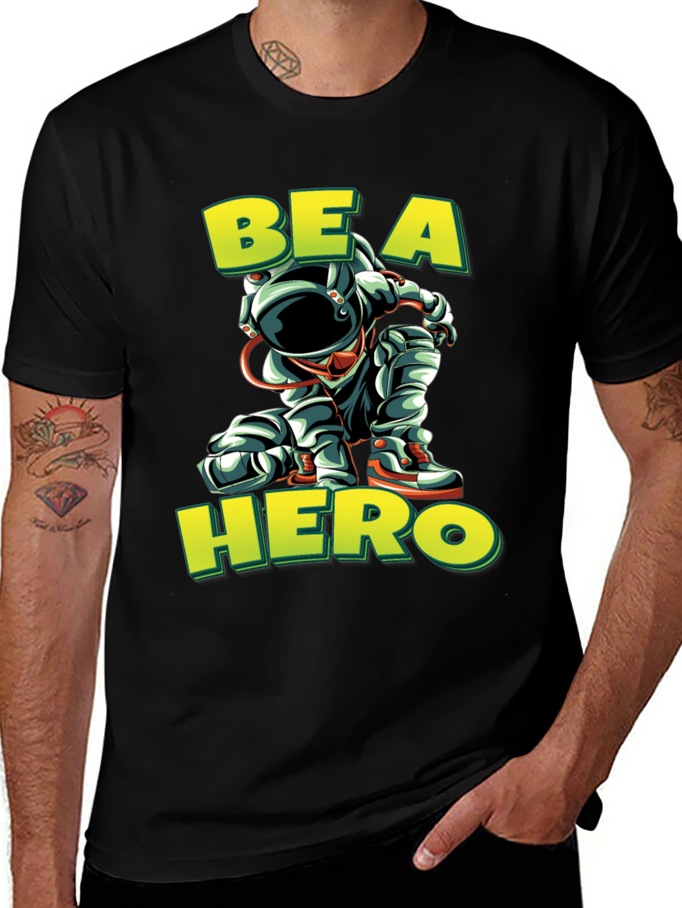 Be a Hero T-Shirt - Astronaut Design