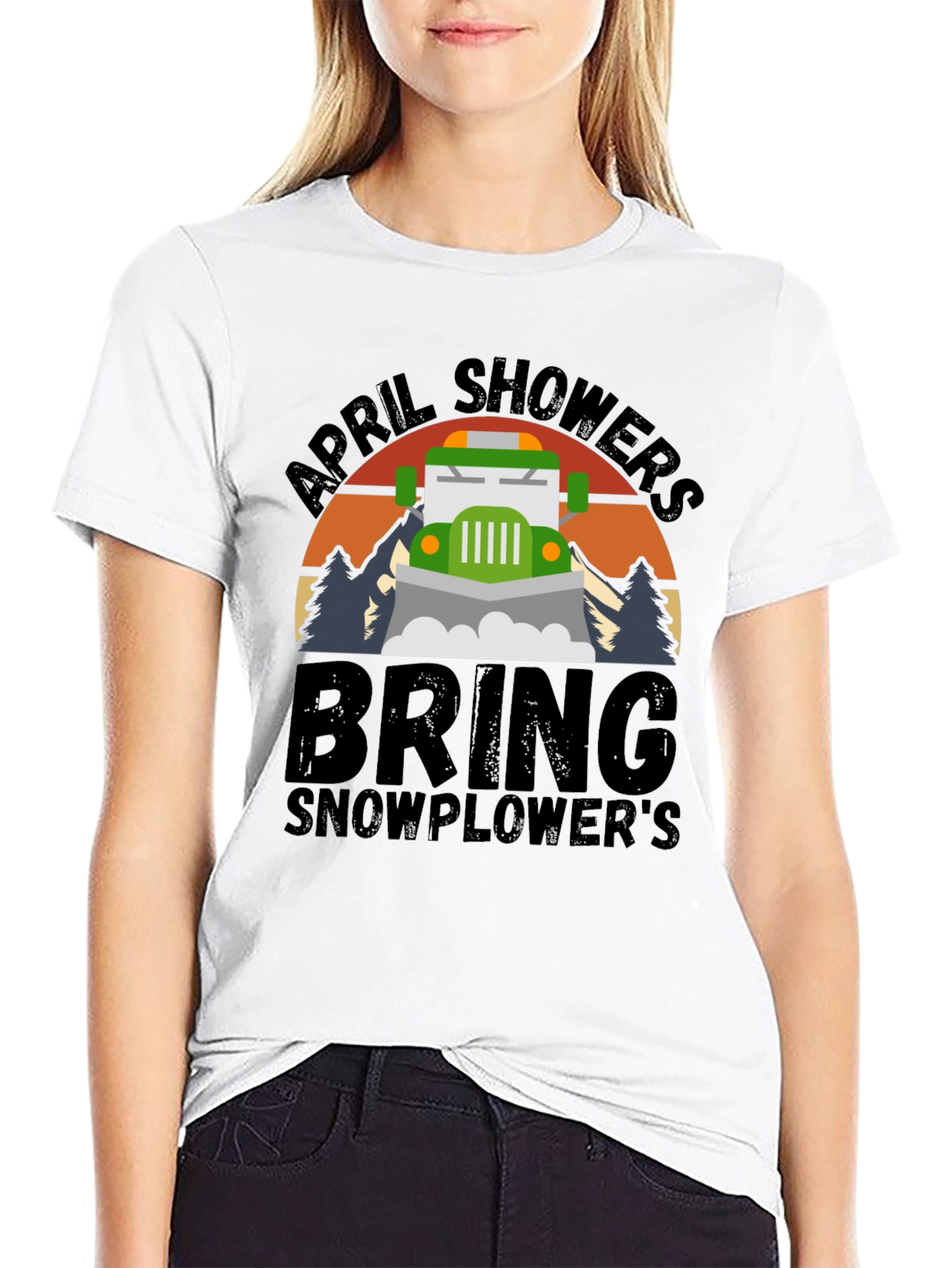 April Showers Bring Snowplowers T-Shirt
