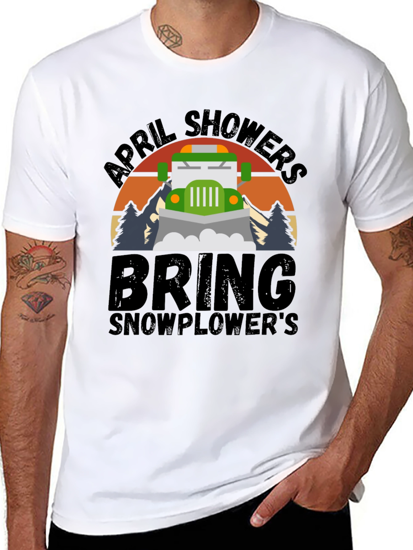 April Showers Bring Snowplowers T-Shirt