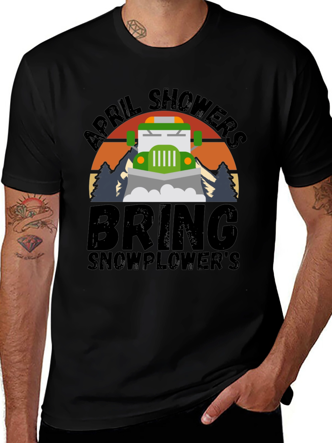 April Showers Bring Snowplowers T-Shirt