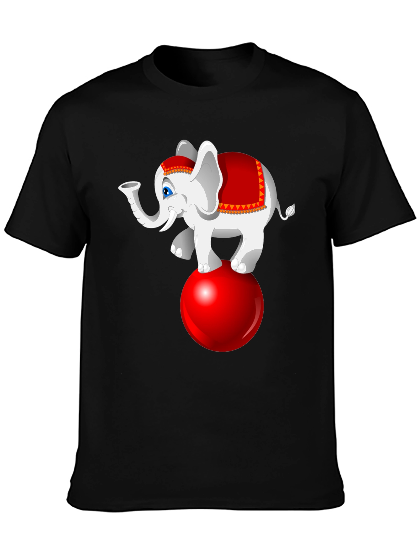 Circus Elephant on Ball Graphic Tee