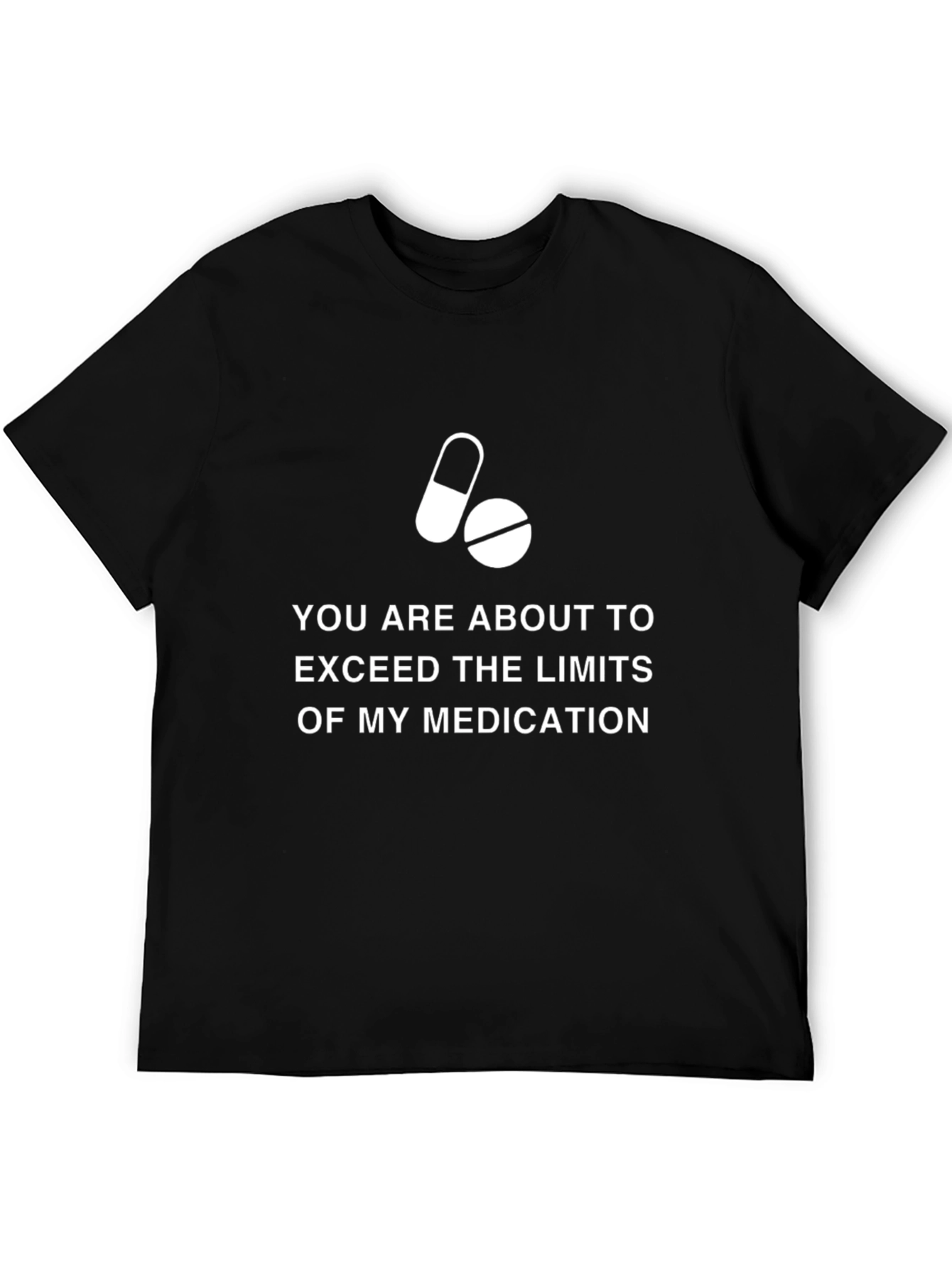 Medication Limits Graphic Tee - Black