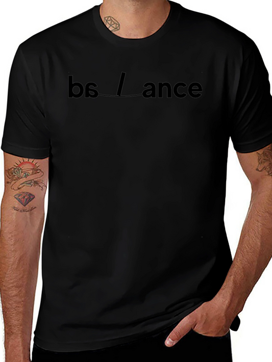 Balance Graphic Tee - Modern Minimalist Design