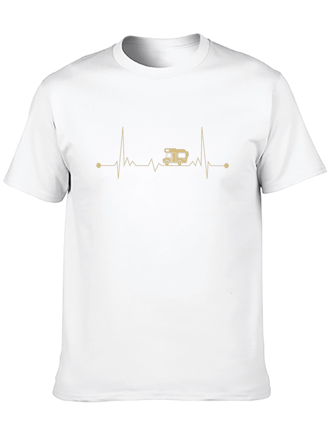 RV Heartbeat T-Shirt - Camping Lover Tee