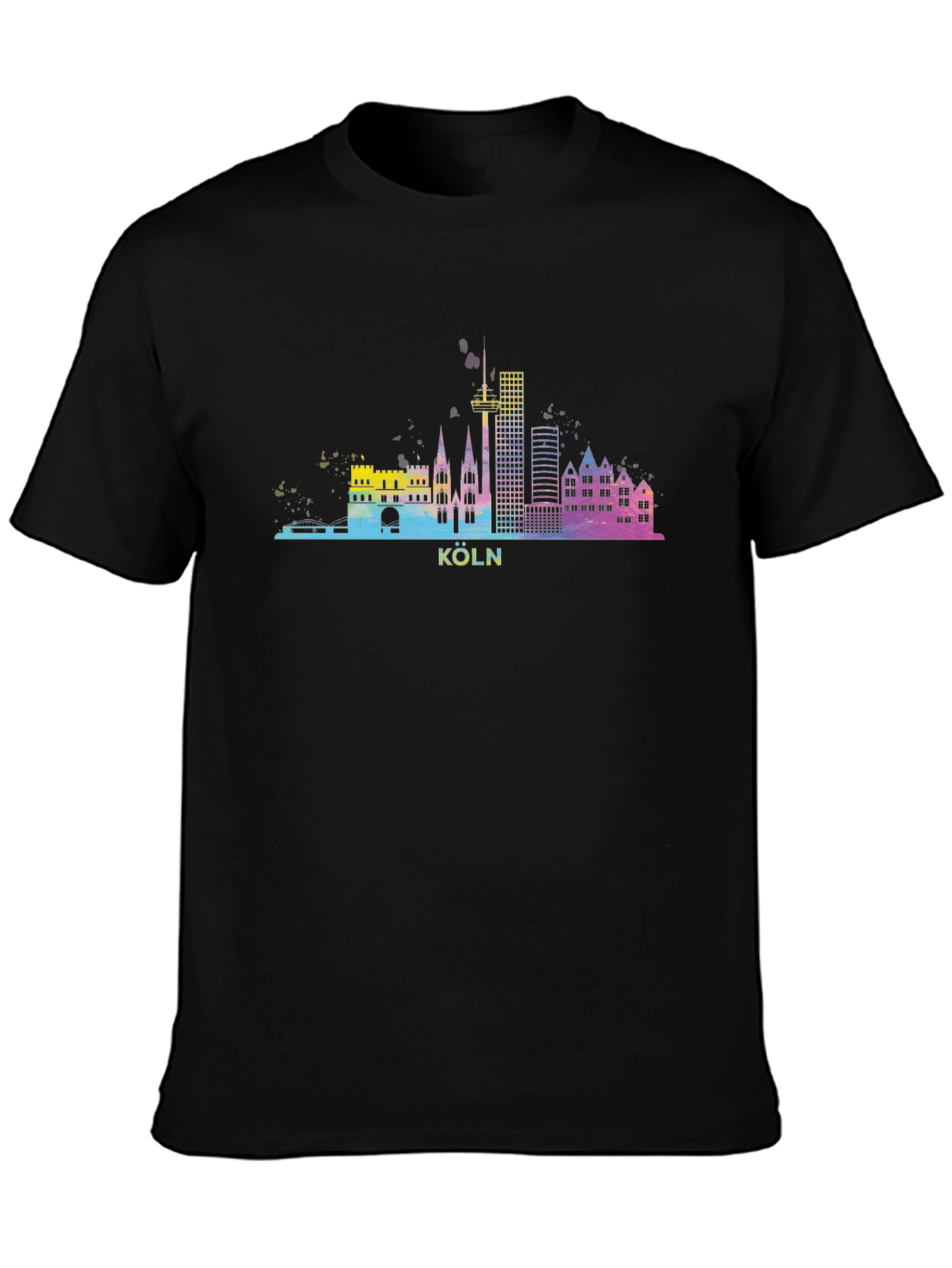 Cologne Skyline T-Shirt - Black
