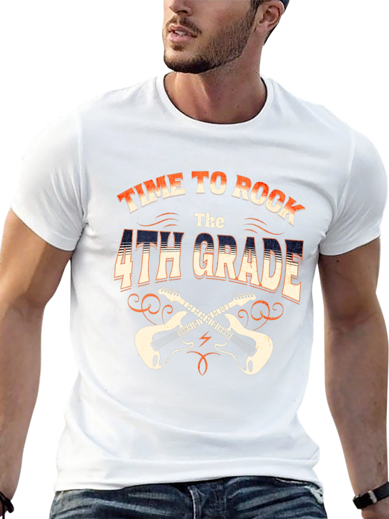 Time to Rock 4th Grade T-Shirt