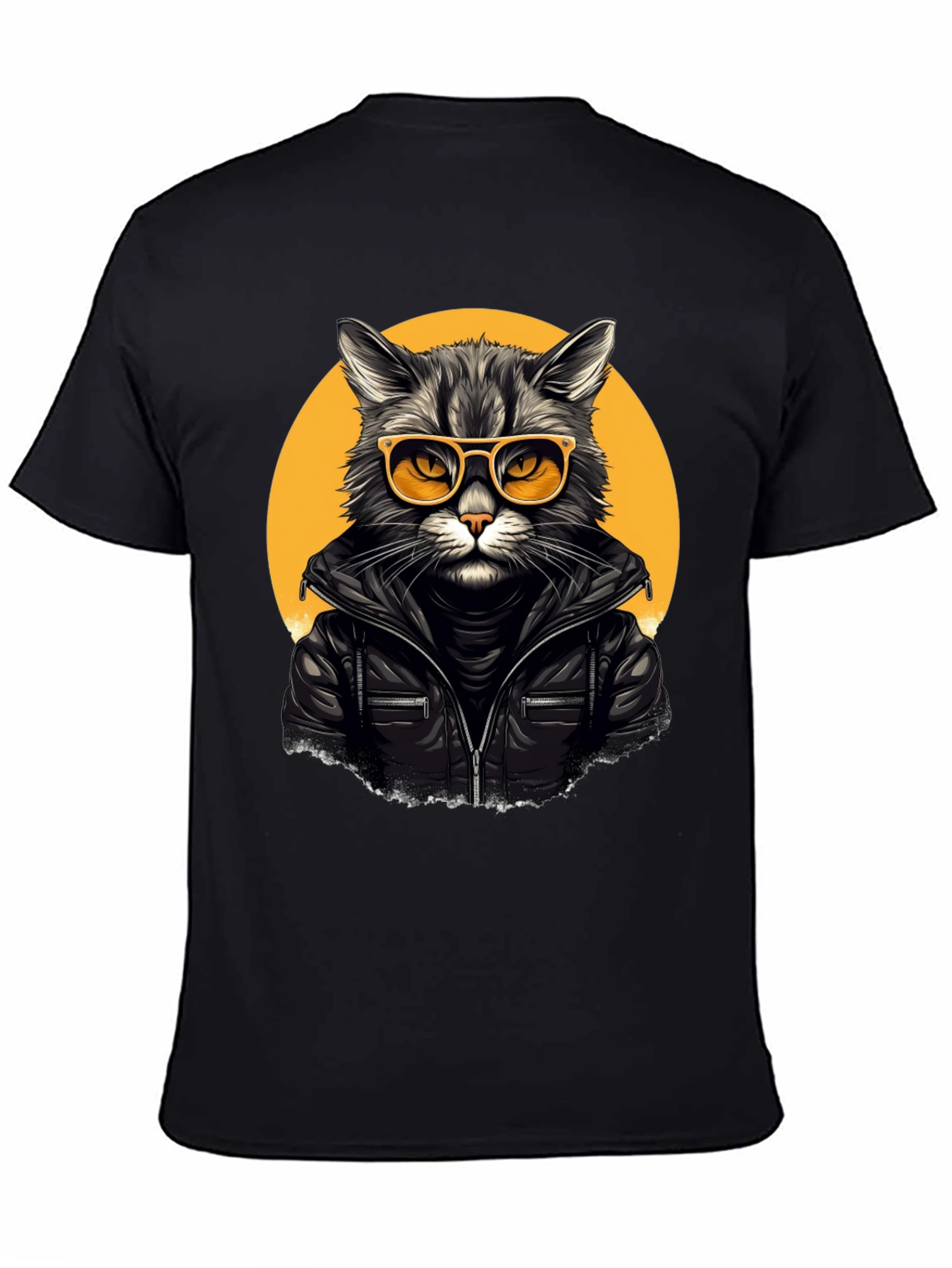 Cool Cat Biker T-Shirt