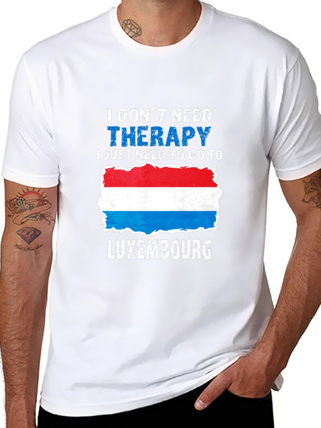 Luxembourg Therapy T-Shirt - Travel Souvenir
