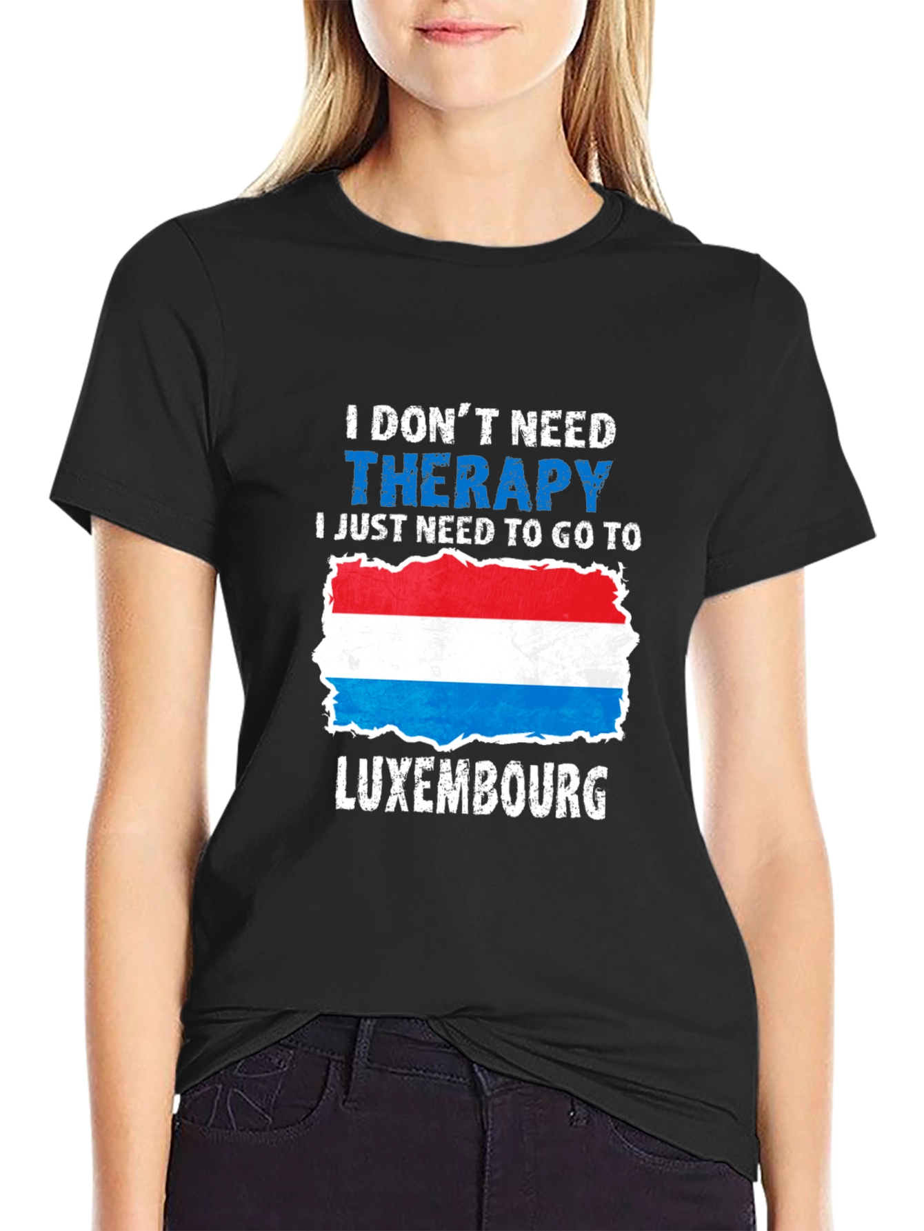 Luxembourg Therapy T-Shirt - Travel Souvenir