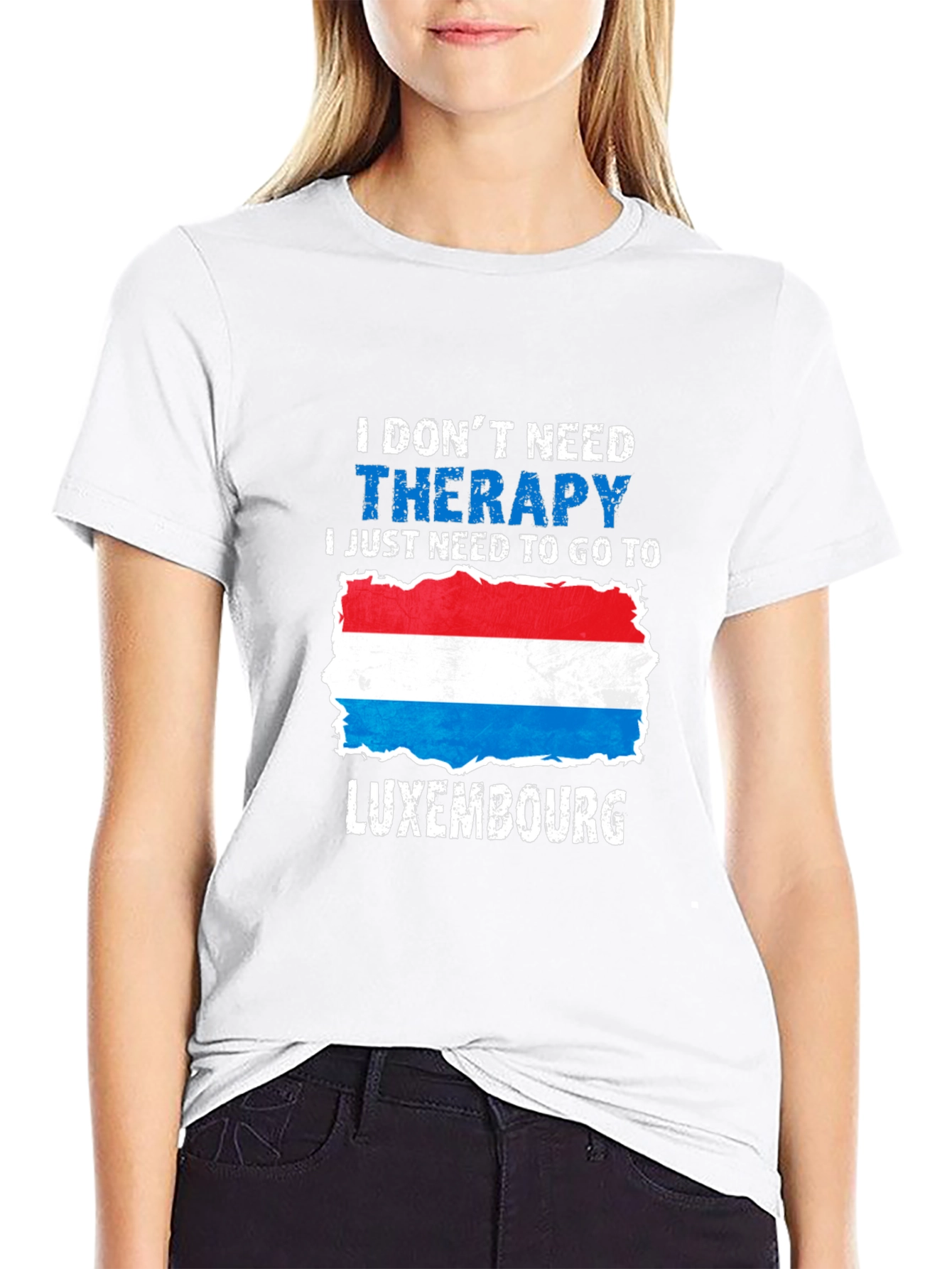 Luxembourg Therapy T-Shirt - Travel Souvenir