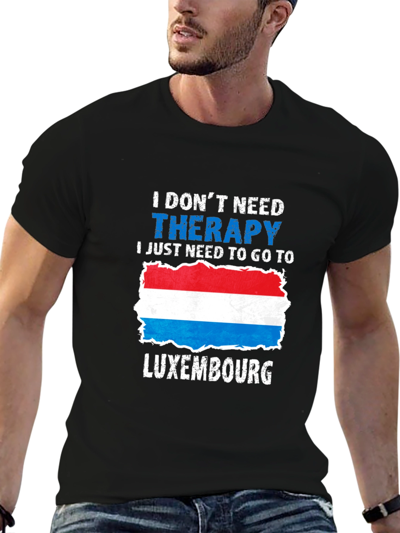 Luxembourg Therapy T-Shirt - Travel Souvenir