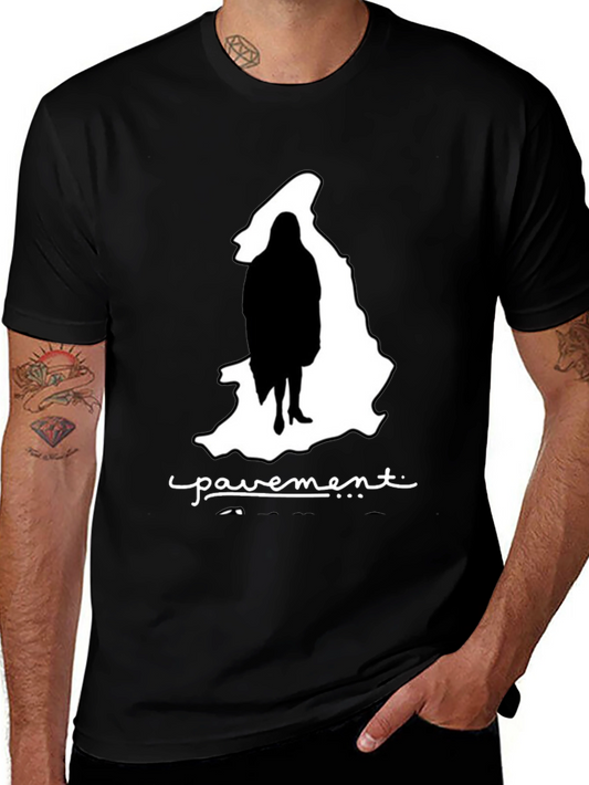 Pavement Band Silhouette Graphic Black T-Shirt