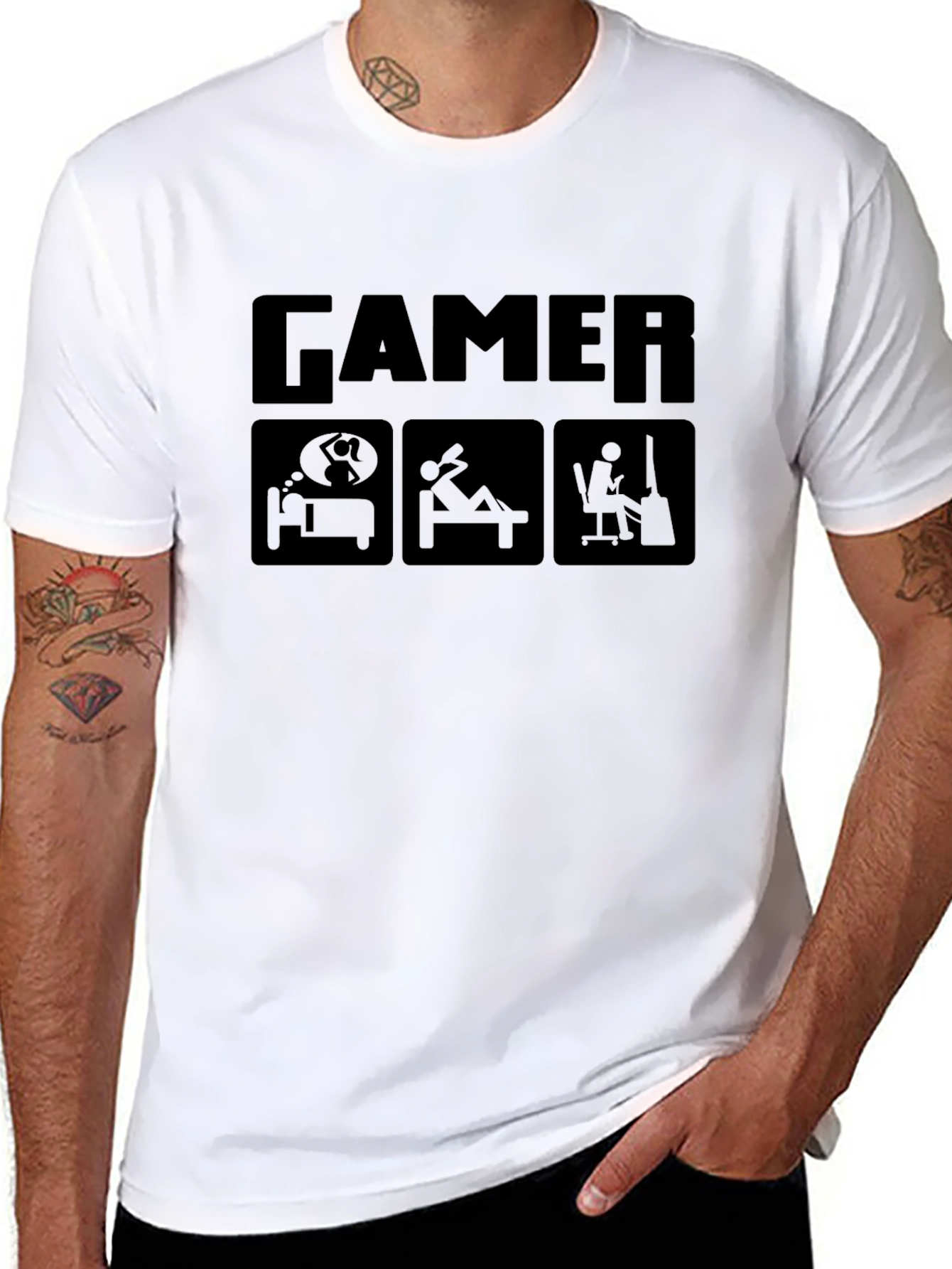 Gamer Life T-Shirt - Eat Sleep Game Repeat