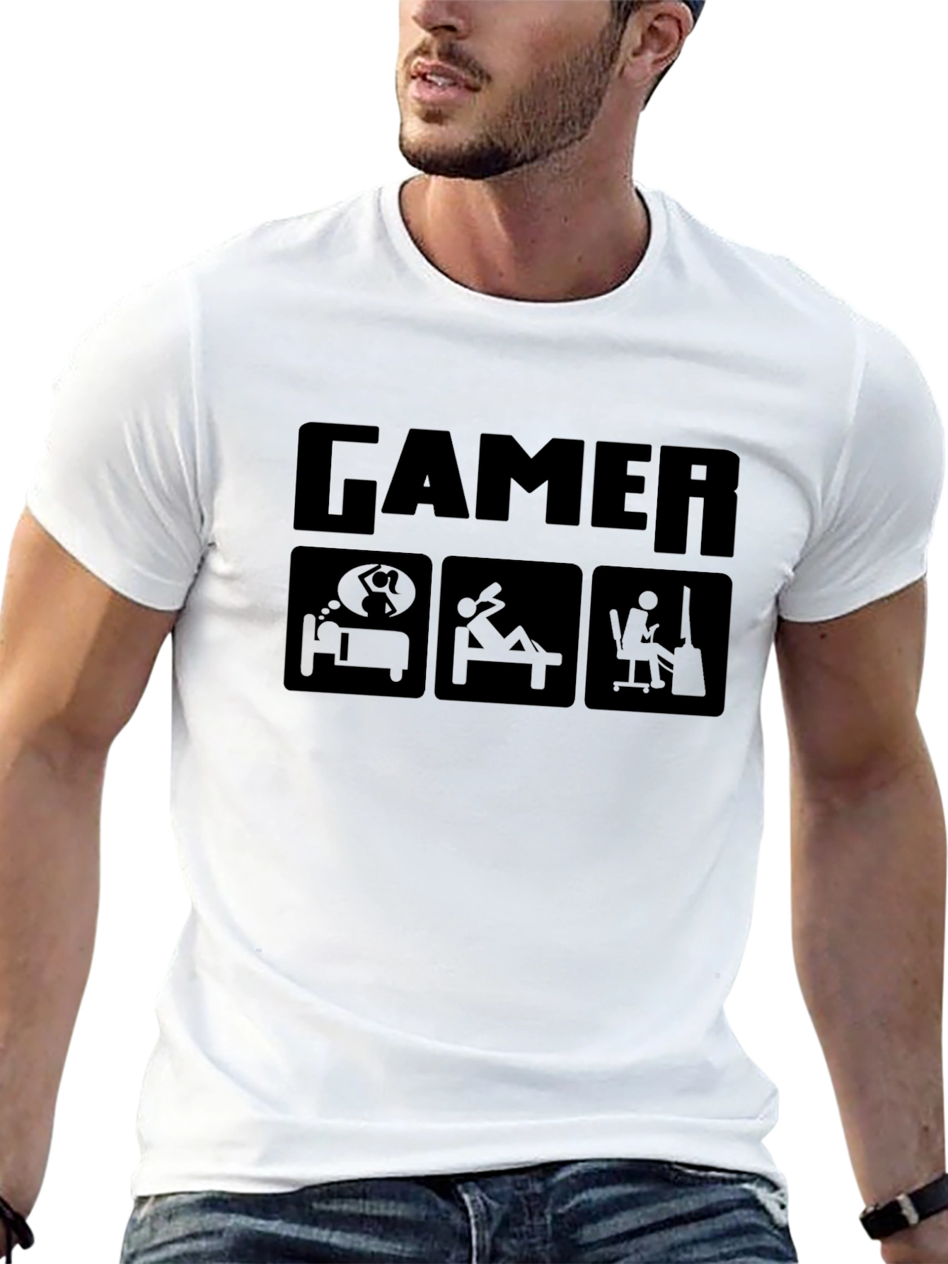 Gamer Life T-Shirt - Eat Sleep Game Repeat