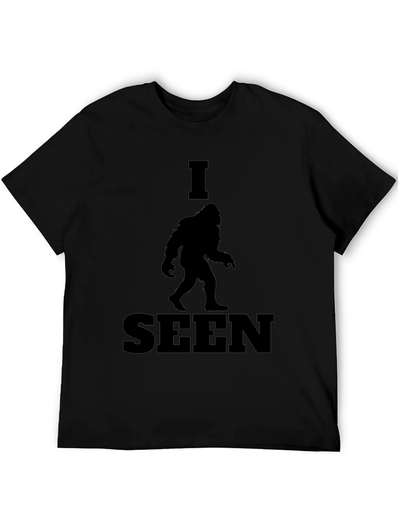 I Seen Bigfoot T-Shirt - Black Graphic Tee