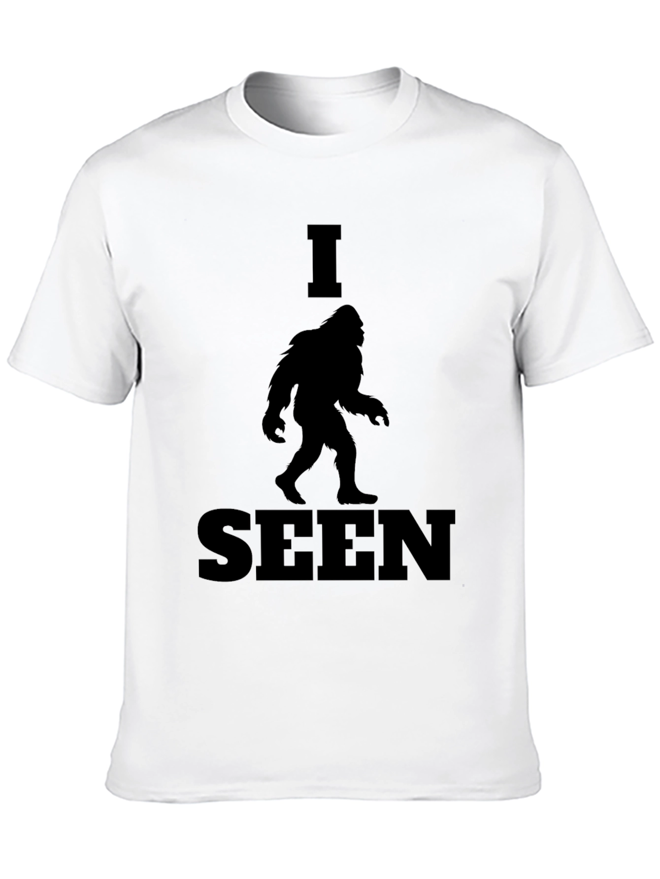 I Seen Bigfoot T-Shirt - Black Graphic Tee