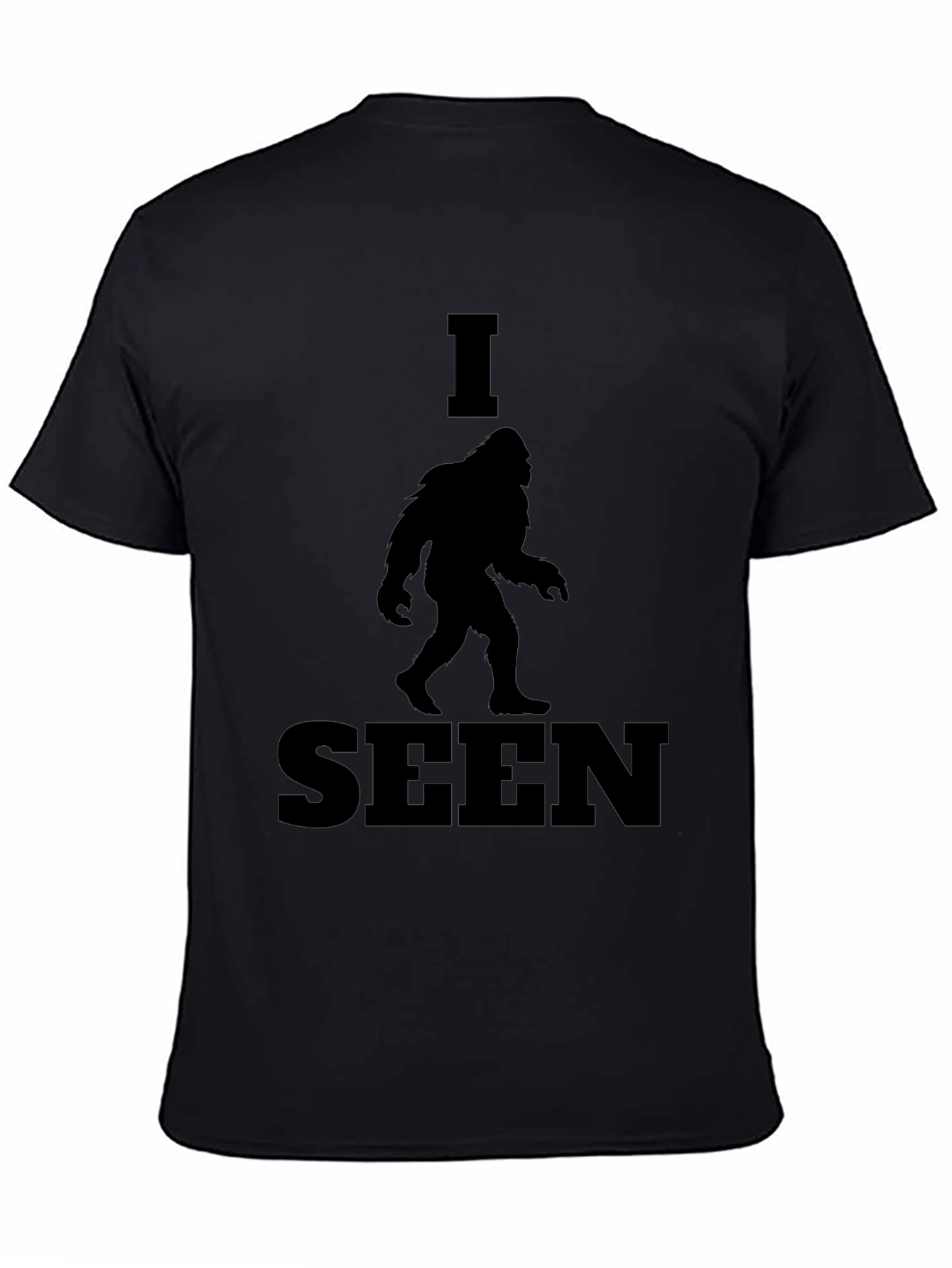 I Seen Bigfoot T-Shirt - Black Graphic Tee