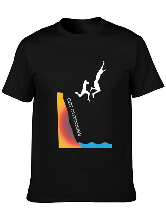 Get Outdoors Cliff Jump T-Shirt