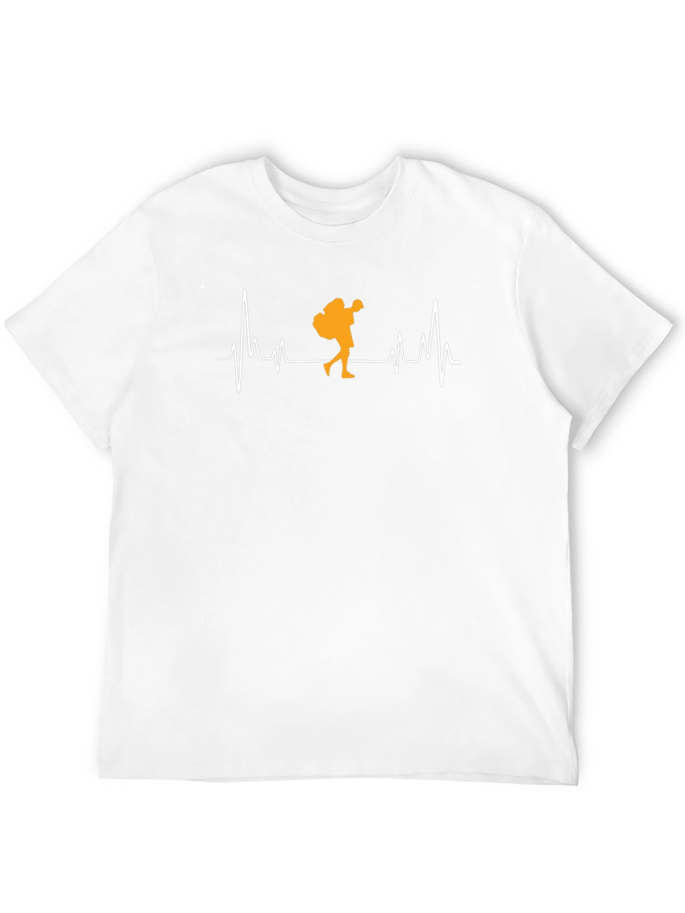 Hiking Heartbeat T-Shirt - Black