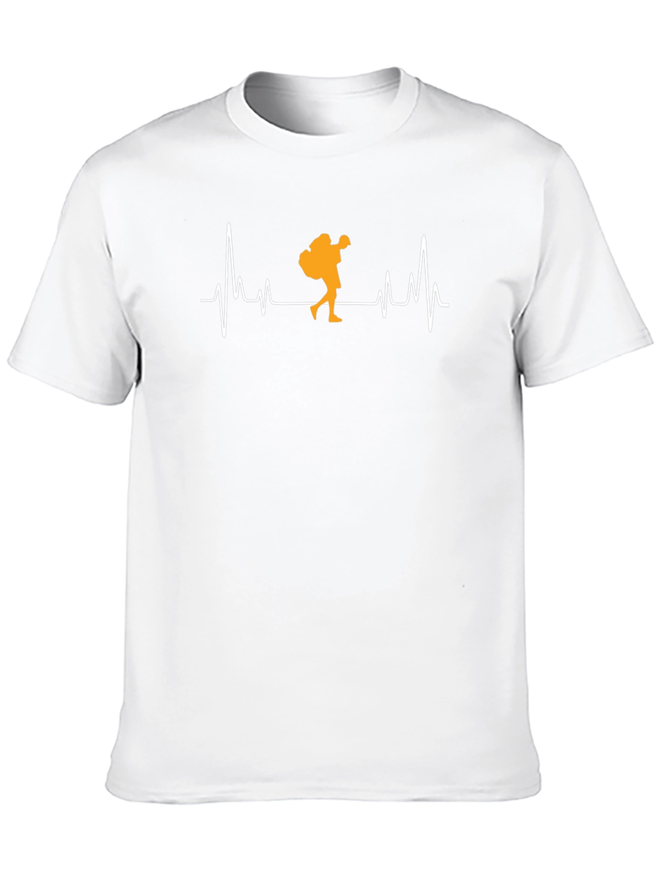 Hiking Heartbeat T-Shirt - Black