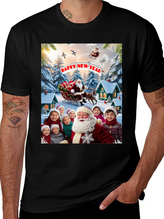 Festive Holiday T-Shirt - New Year Design