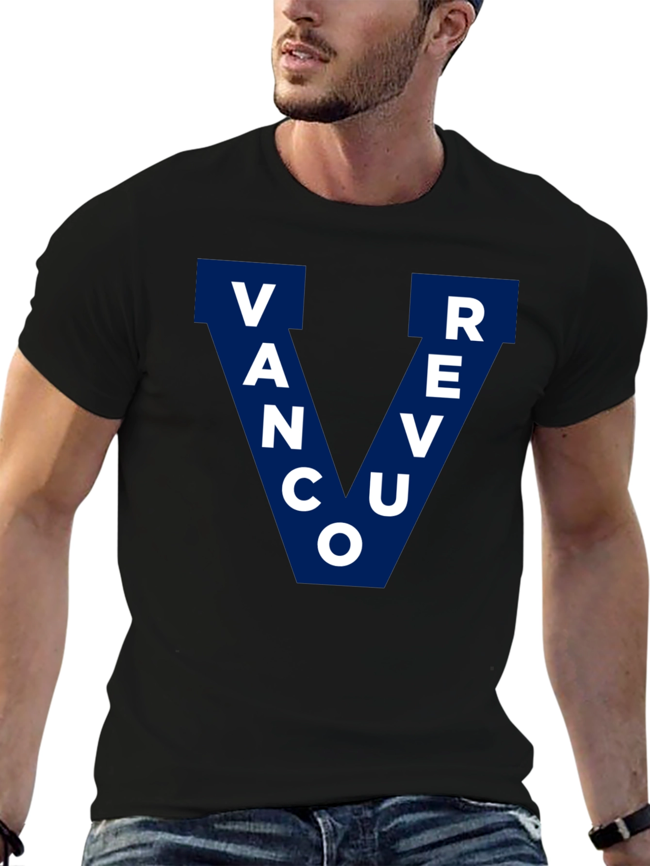 Vancouver City Pride T-Shirt - Black Cotton Tee