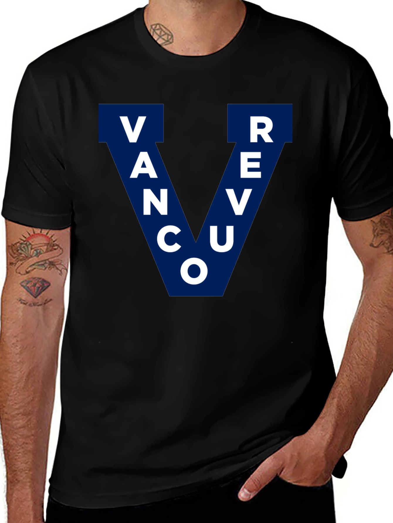 Vancouver City Pride T-Shirt - Black Cotton Tee
