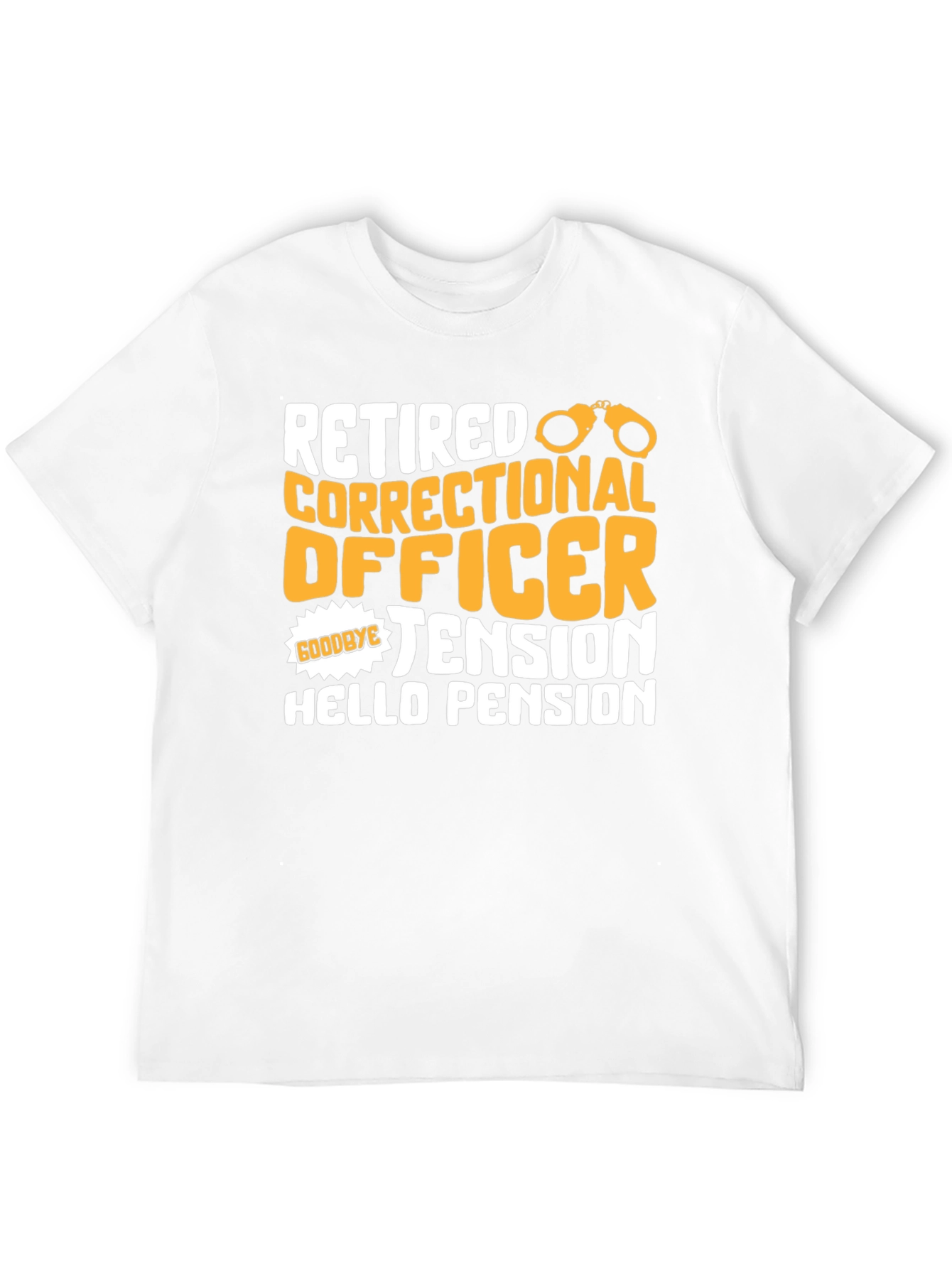 Retired Correctional Officer Black T-Shirt