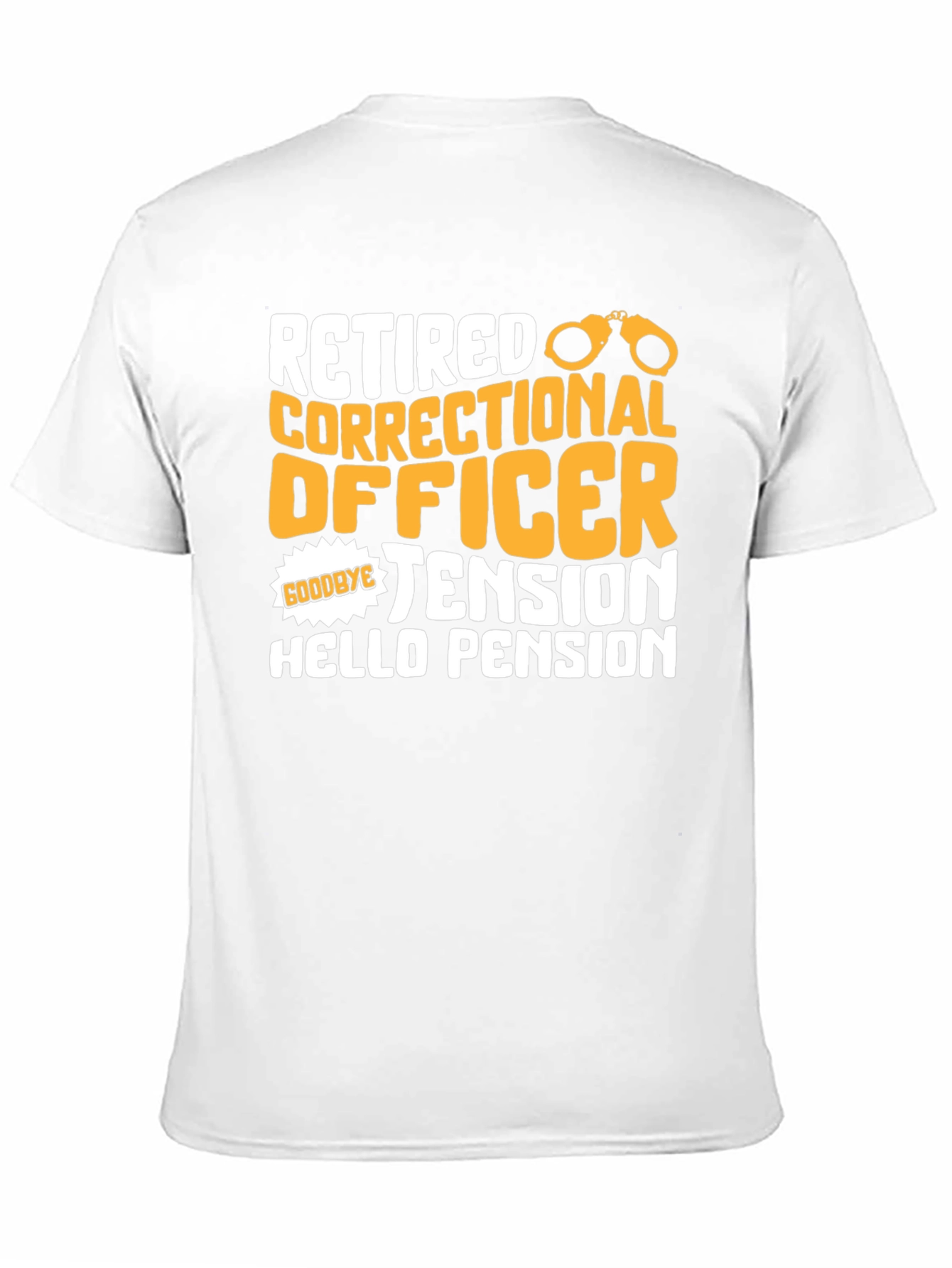 Retired Correctional Officer Black T-Shirt