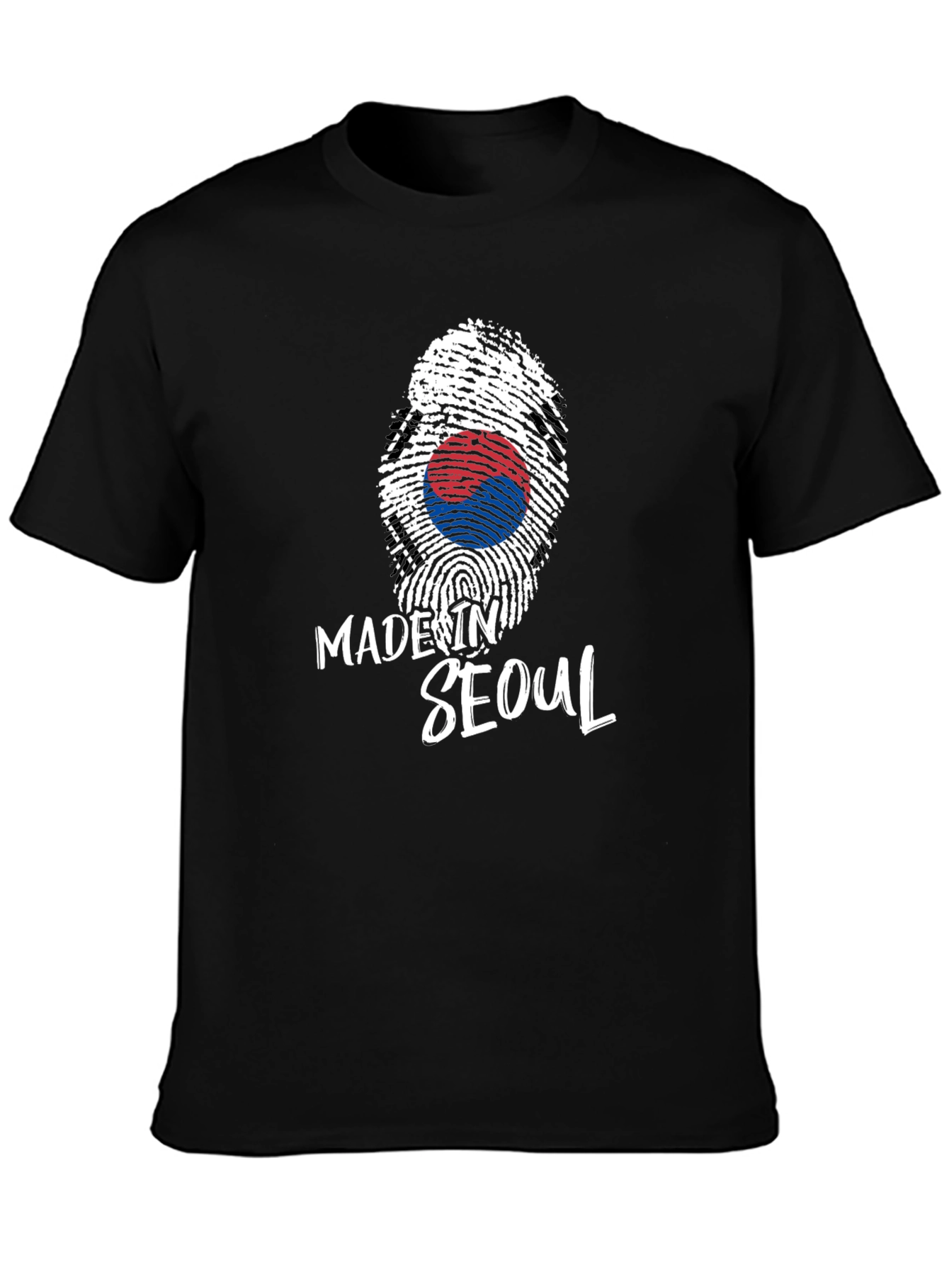 Made in Seoul Fingerprint Flag Graphic Tee