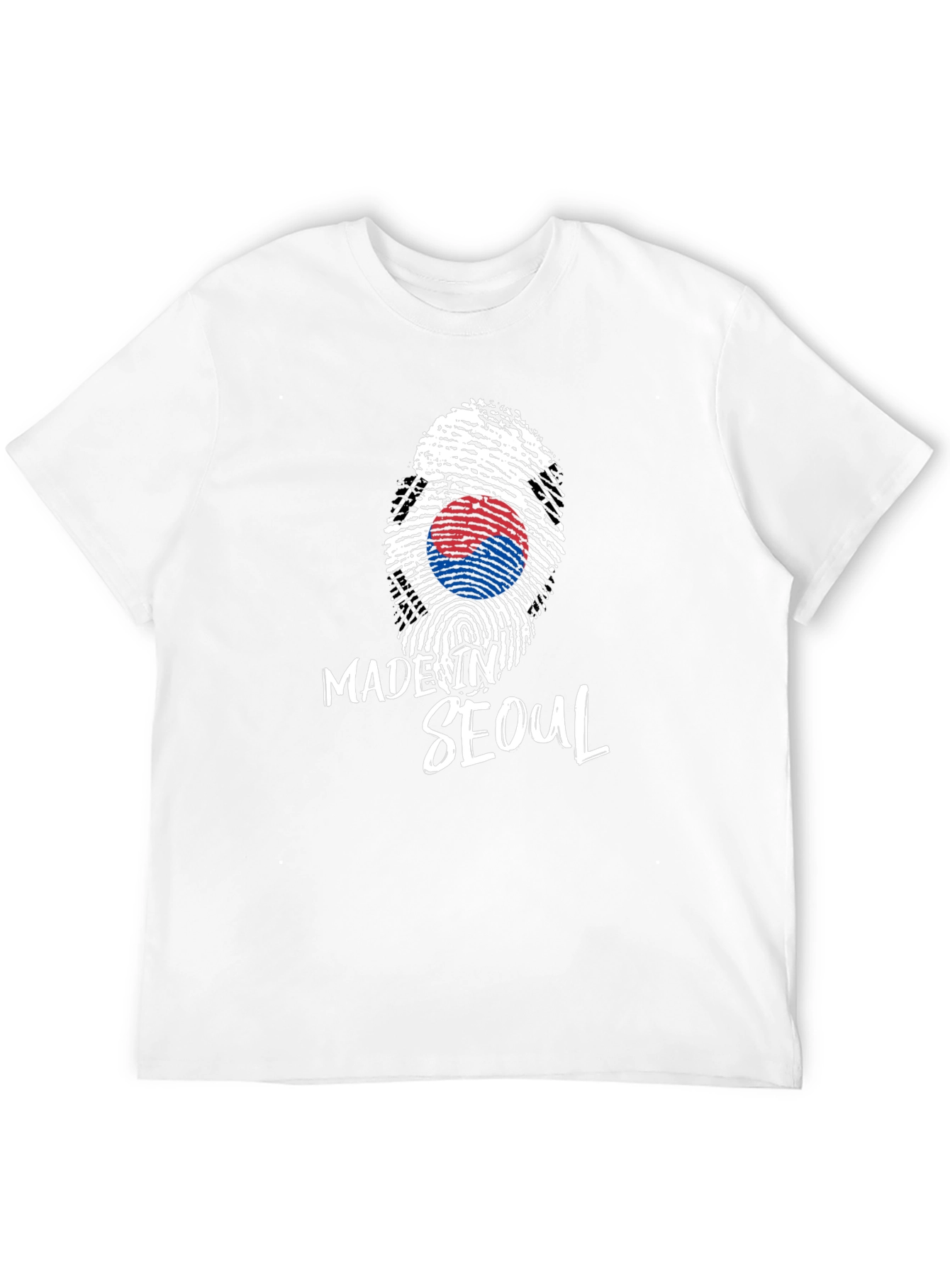 Made in Seoul Fingerprint Flag Graphic Tee