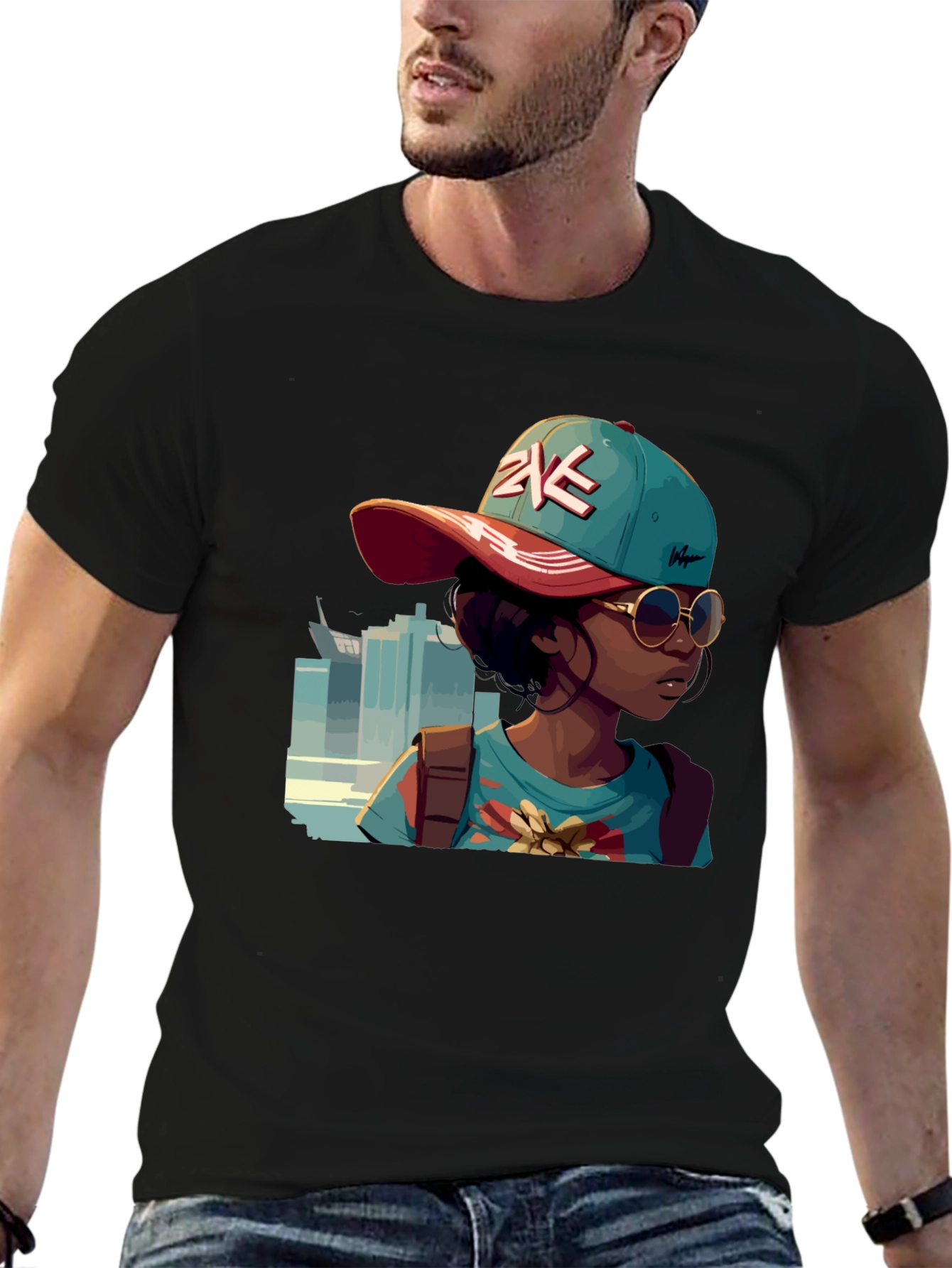 Cool Graphic Print T-Shirt