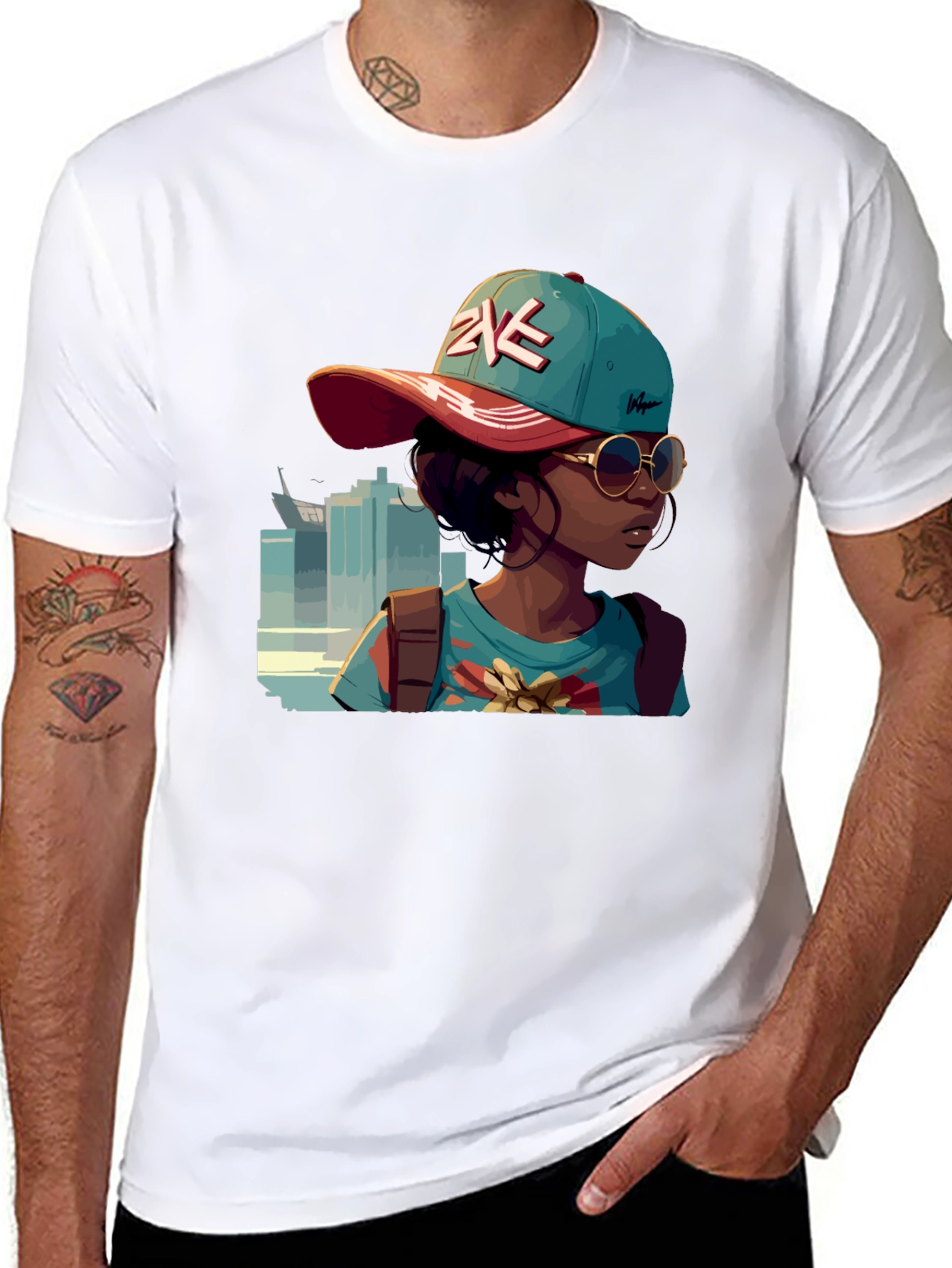 Cool Graphic Print T-Shirt