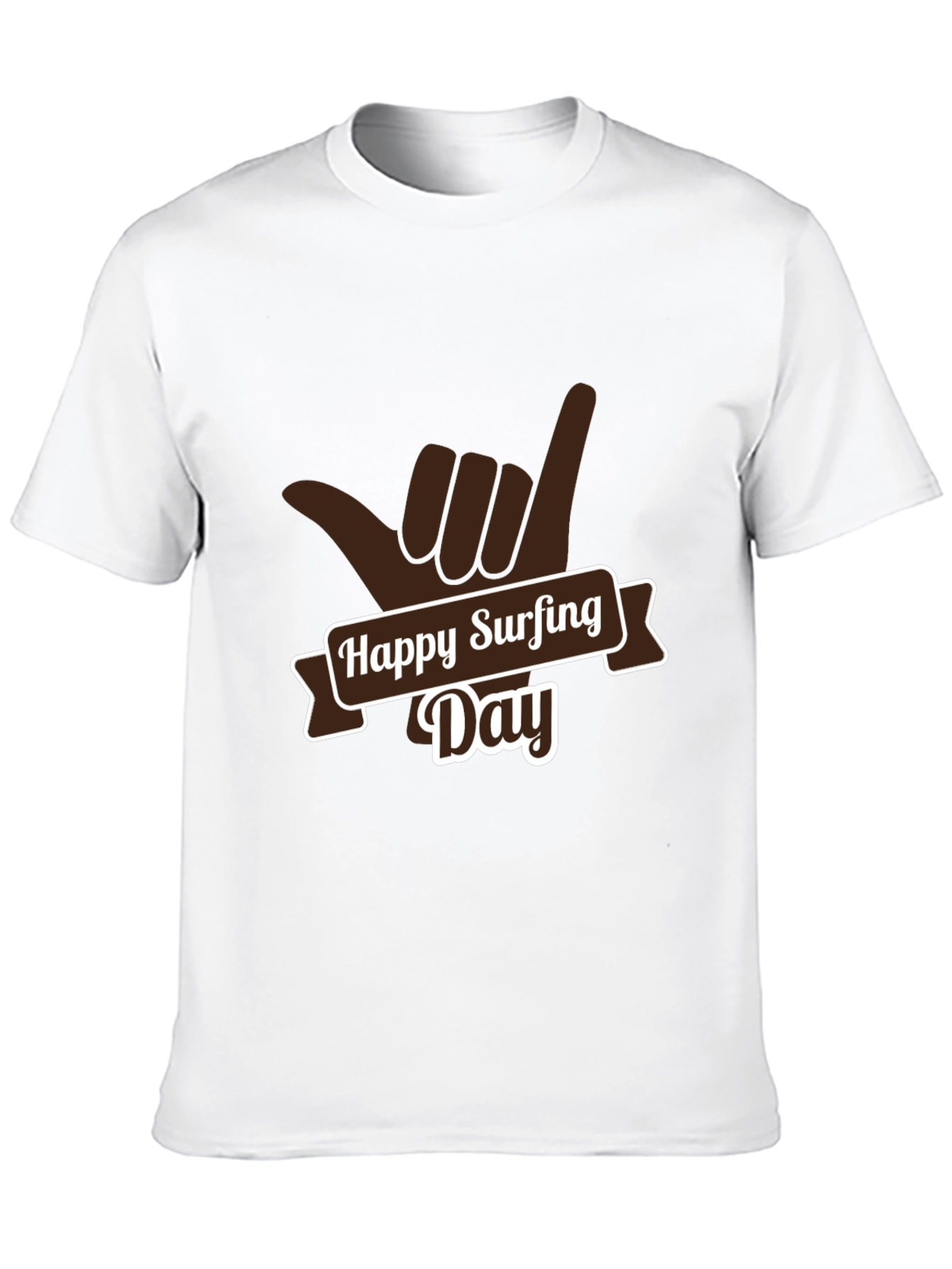 Happy Surfing Day Graphic Tee - Hang Loose!